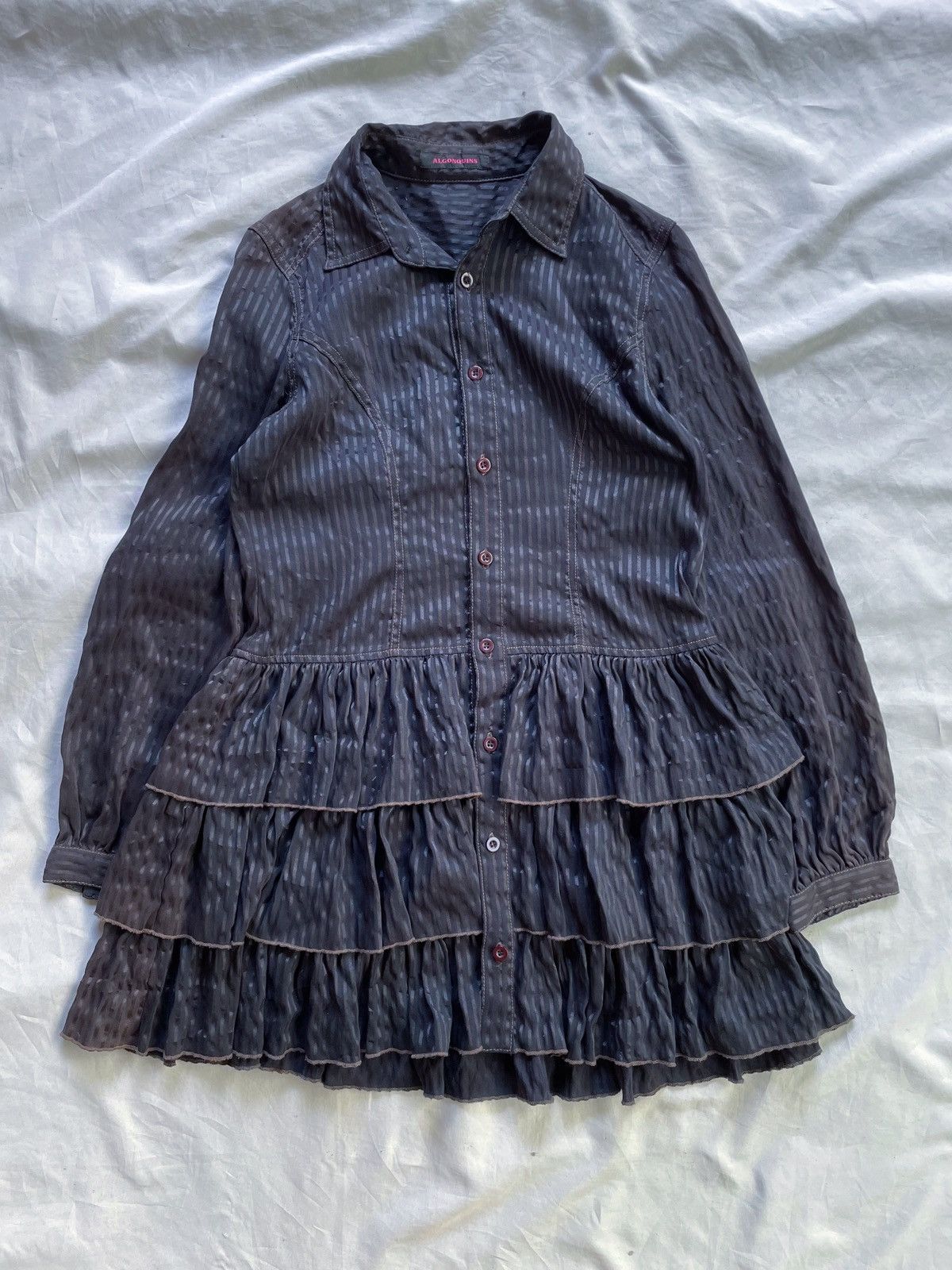 Japanese Brand ALGONQUINS BALERINA GOTHIC SUN FADED BUTTON DOWN SHIRT Size US M / EU 48-50 / 2 - 1 Thumbnail