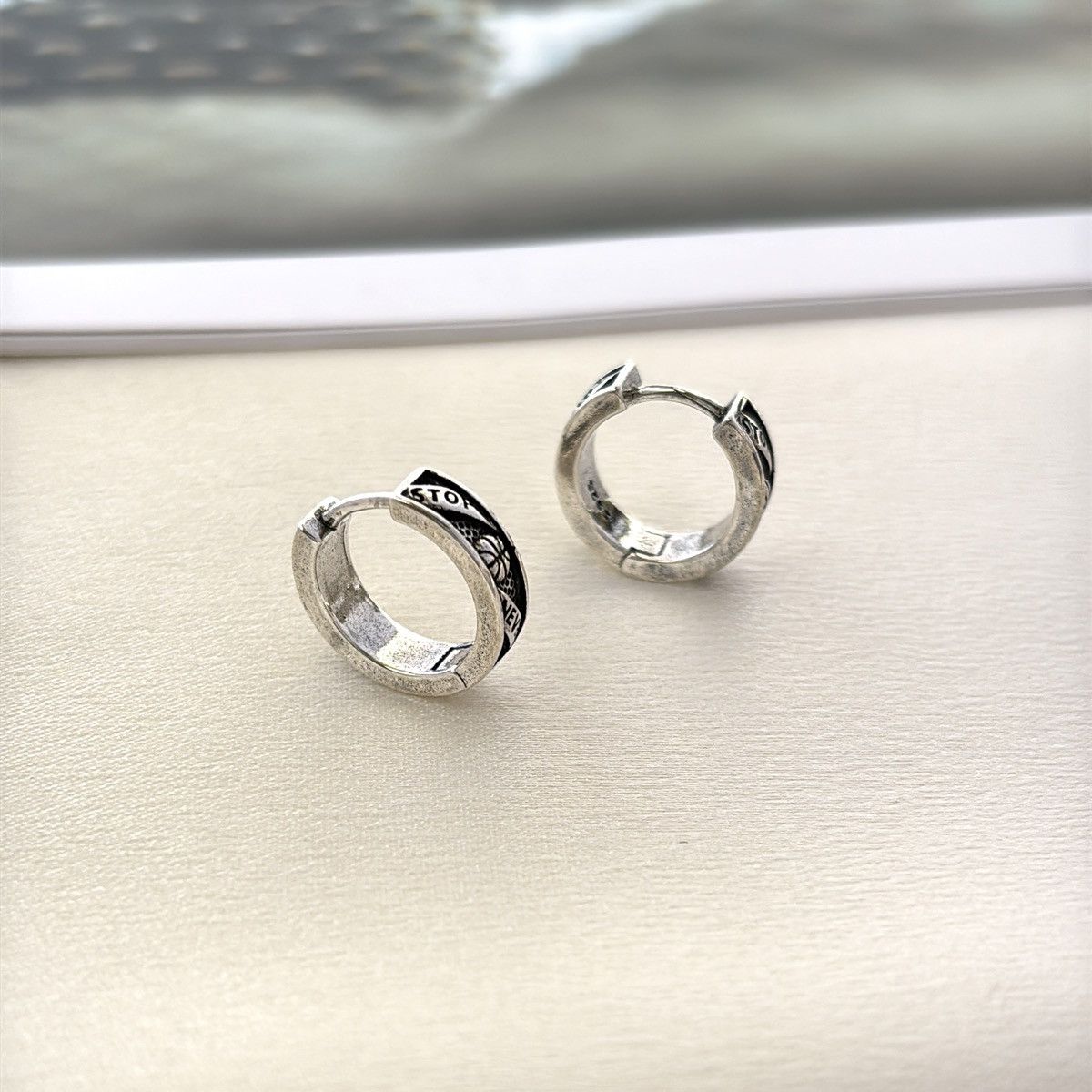 Other 16mm Basketball Hoop Earrings for Men Women Streetwear Size ONE SIZE - 1 Thumbnail