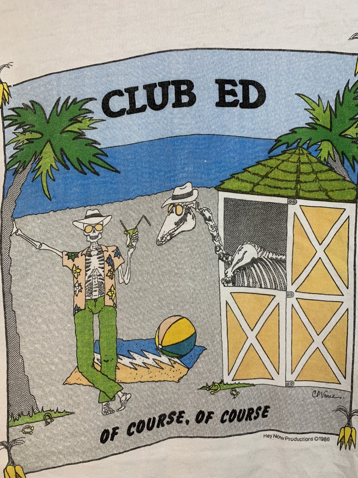 Band Tees × Grateful Dead × Vintage RARE* Vintage 1986 Grateful Dead Club Ed Single Stitch Shirt Size US M / EU 48-50 / 2 - 2 Thumbnail