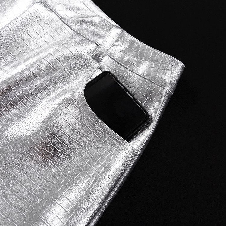 Japanese Brand × Leather PU Leather Pants Ripple High Size 28" / US 6 / IT 42 - 8 Thumbnail