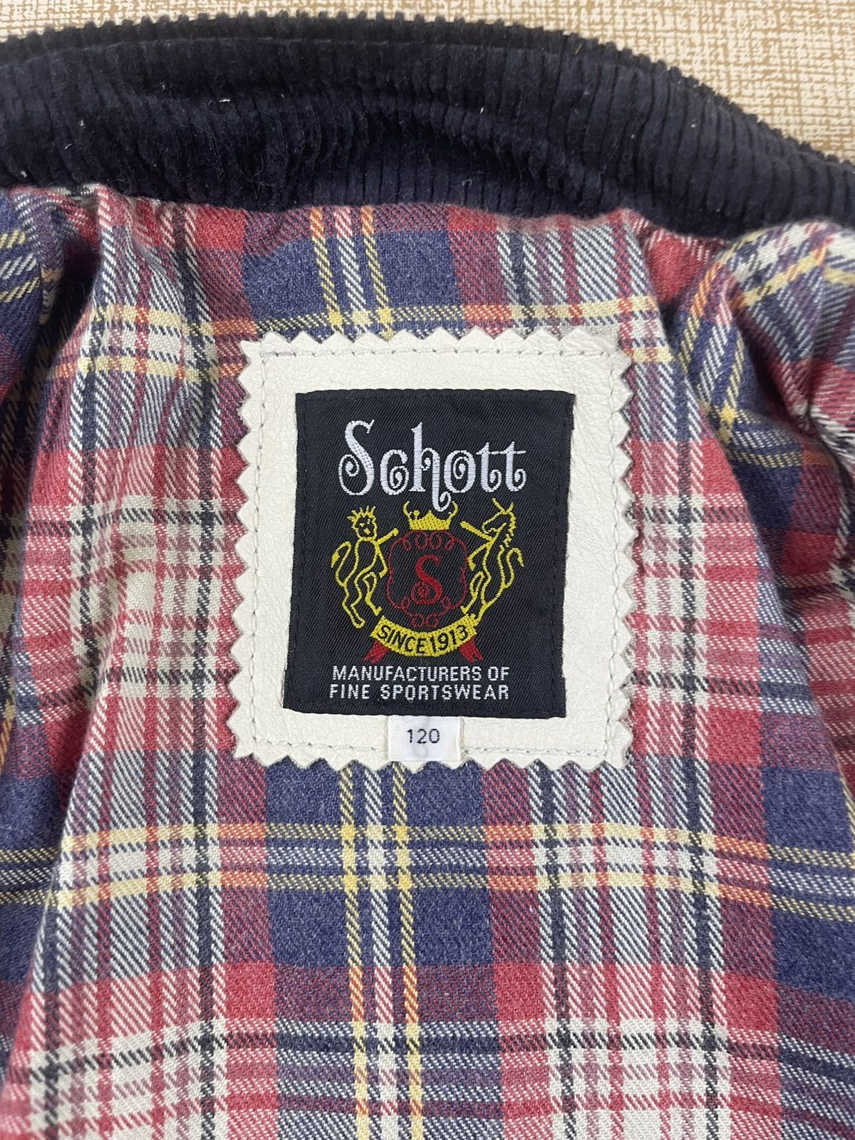 Schott × Vintage VINTAGE SCHOTT NYC Rider Leather Jacket For Kids Size US XXS / EU 40 - 14 Thumbnail