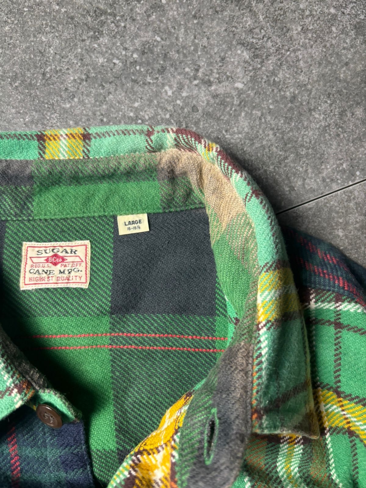 Toyo Enterprises 2000s Sugar Cane by Toyo Enterprises Flannel Size US L / EU 52-54 / 3 - 6 Thumbnail