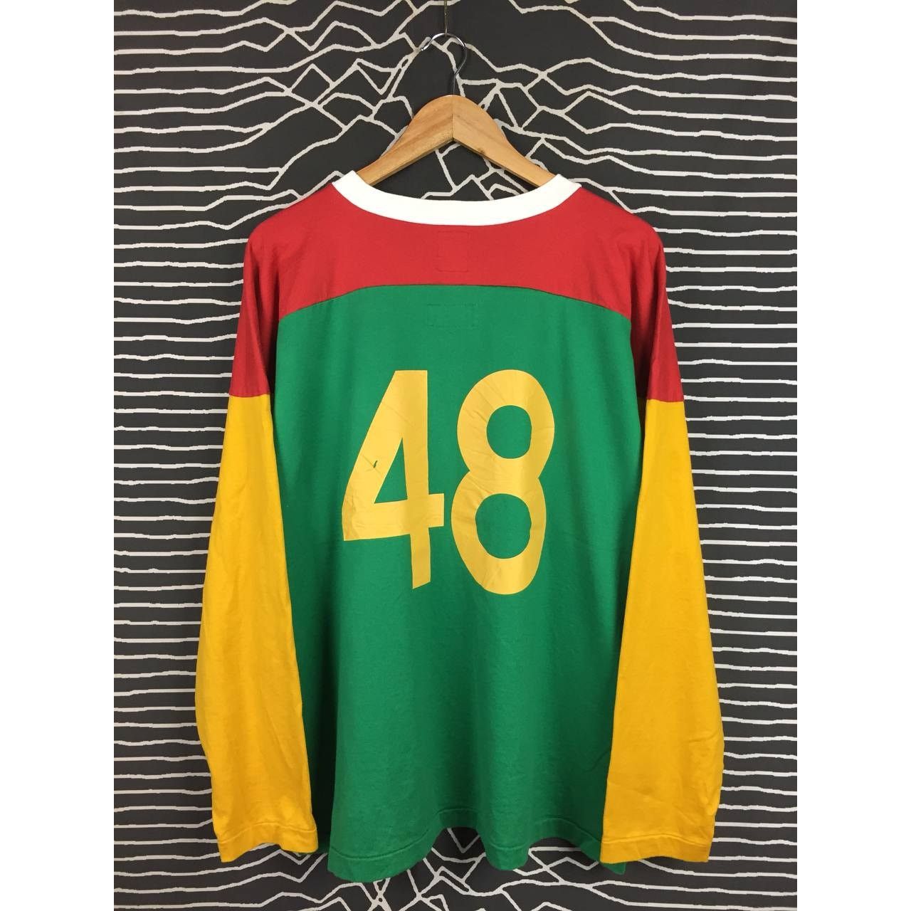 Japanese Brand × Sanca Sanca Made In Japan Color Block Longsleeve Tee Size US L / EU 52-54 / 3 - 7 Thumbnail