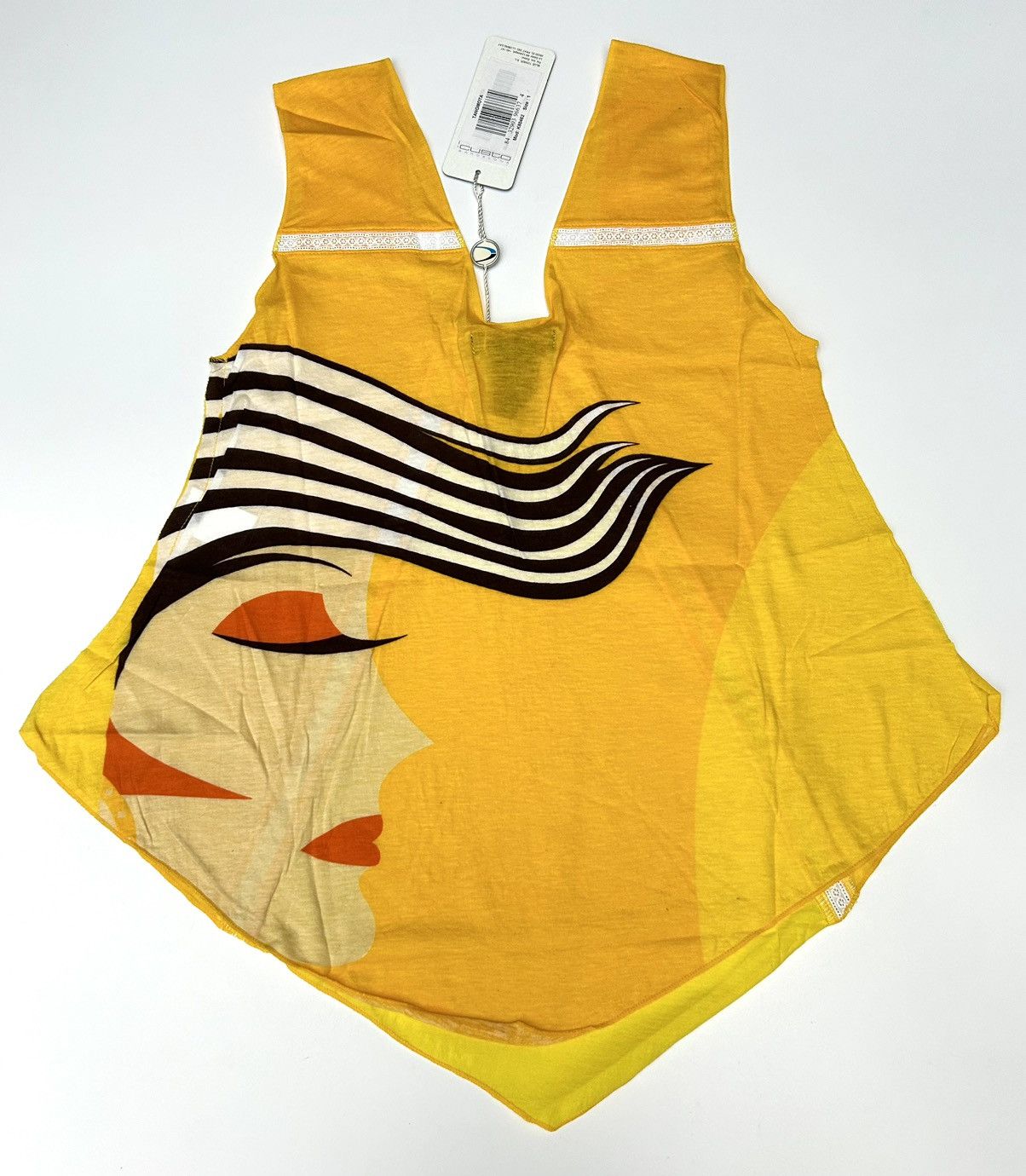 Vintage Custo Barcelona y2k Face Print Tank Top Size 1