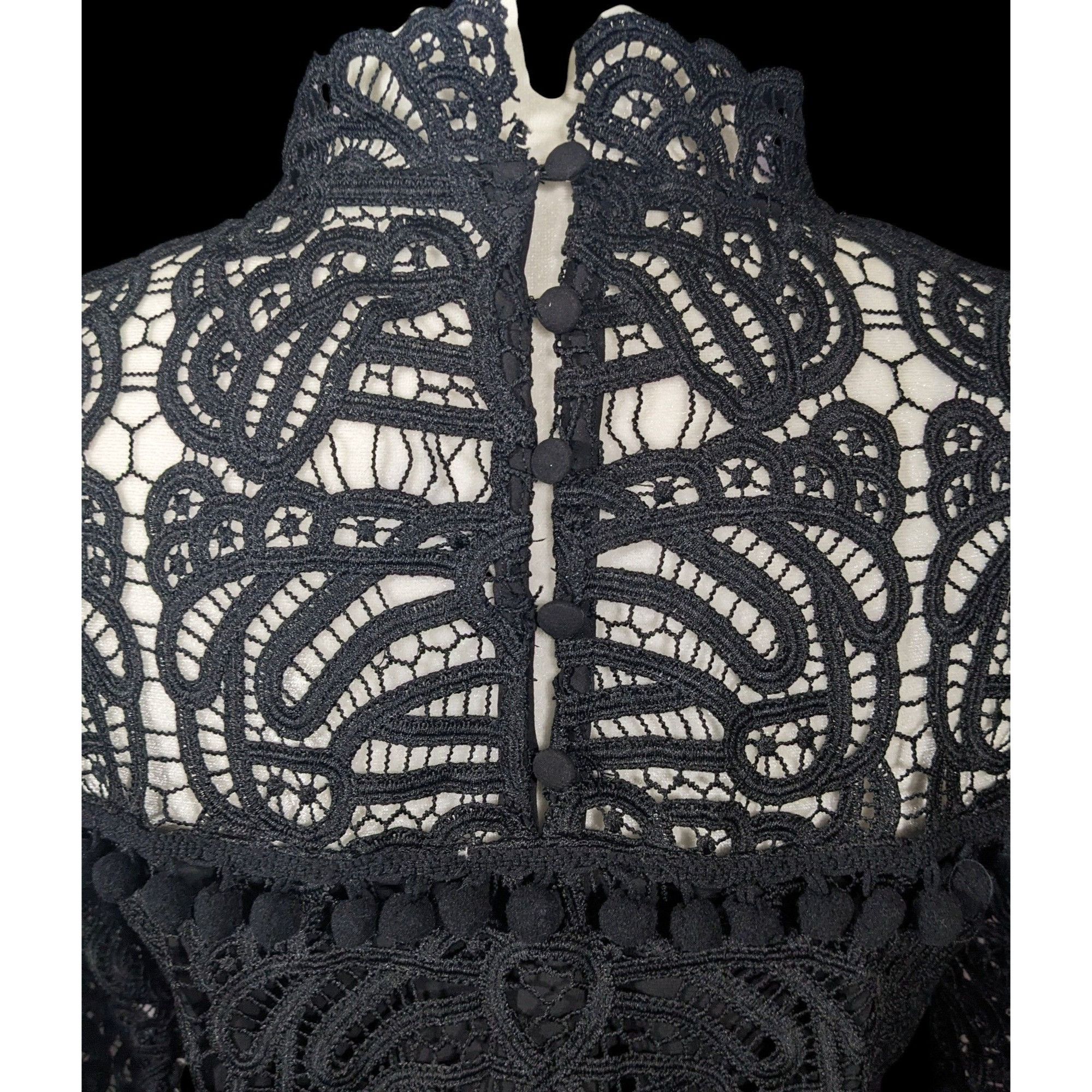 Other Tularosa Gothic Matilda Lace Mock Neck Shift Dress Size Smal Size S / US 4 / IT 40 - 5 Thumbnail