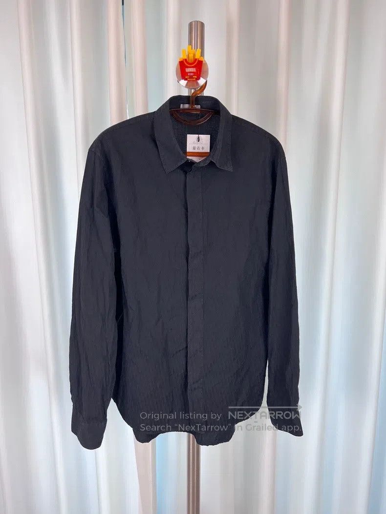 Dior Dior Size41 Dark pattern full-print long-sleeved shirt Size US XXS / EU 40 - 1 Thumbnail
