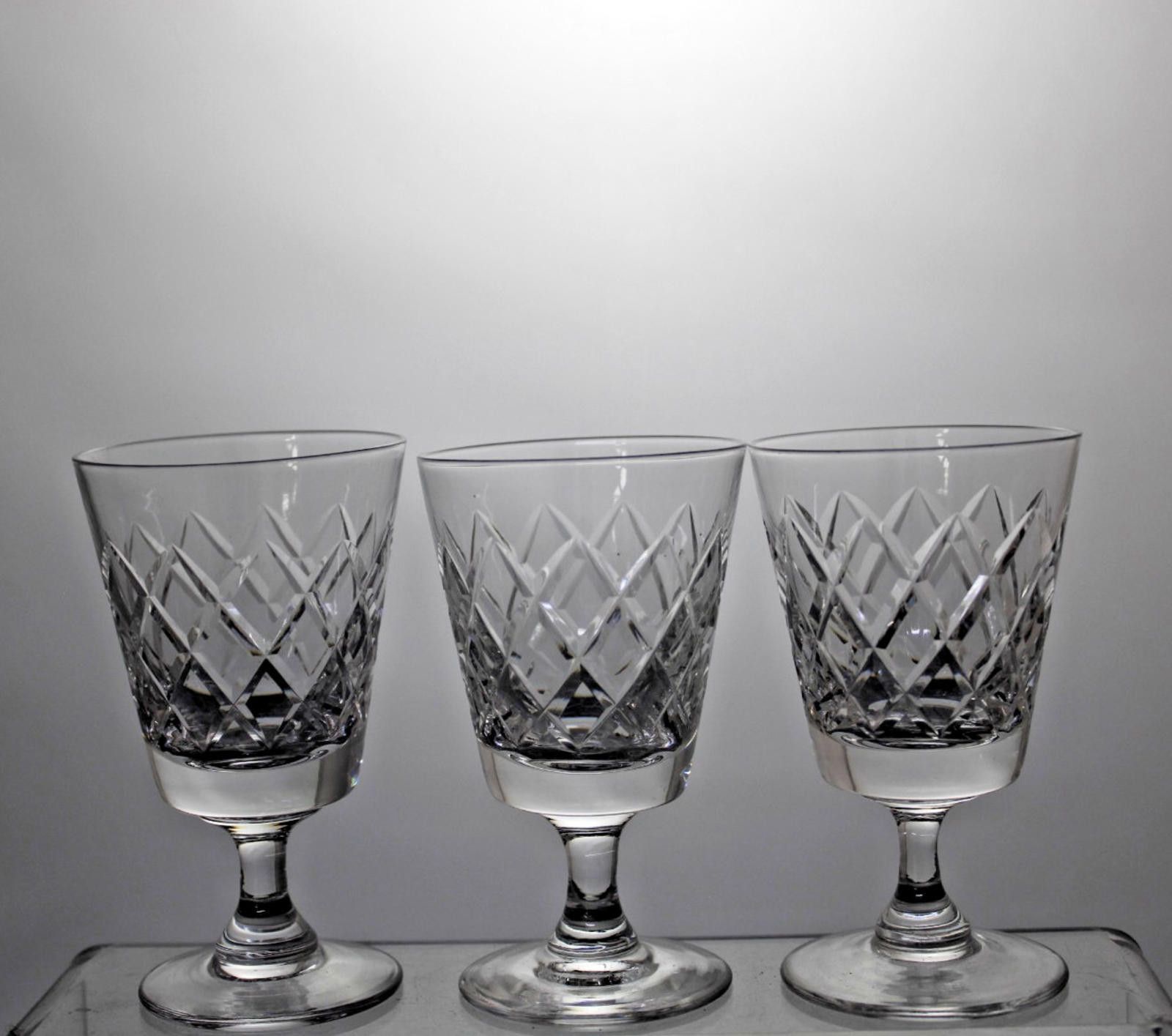 Other Vintage Cut Crystal Sherry Glasses Set of 3 Size ONE SIZE - 2 Thumbnail