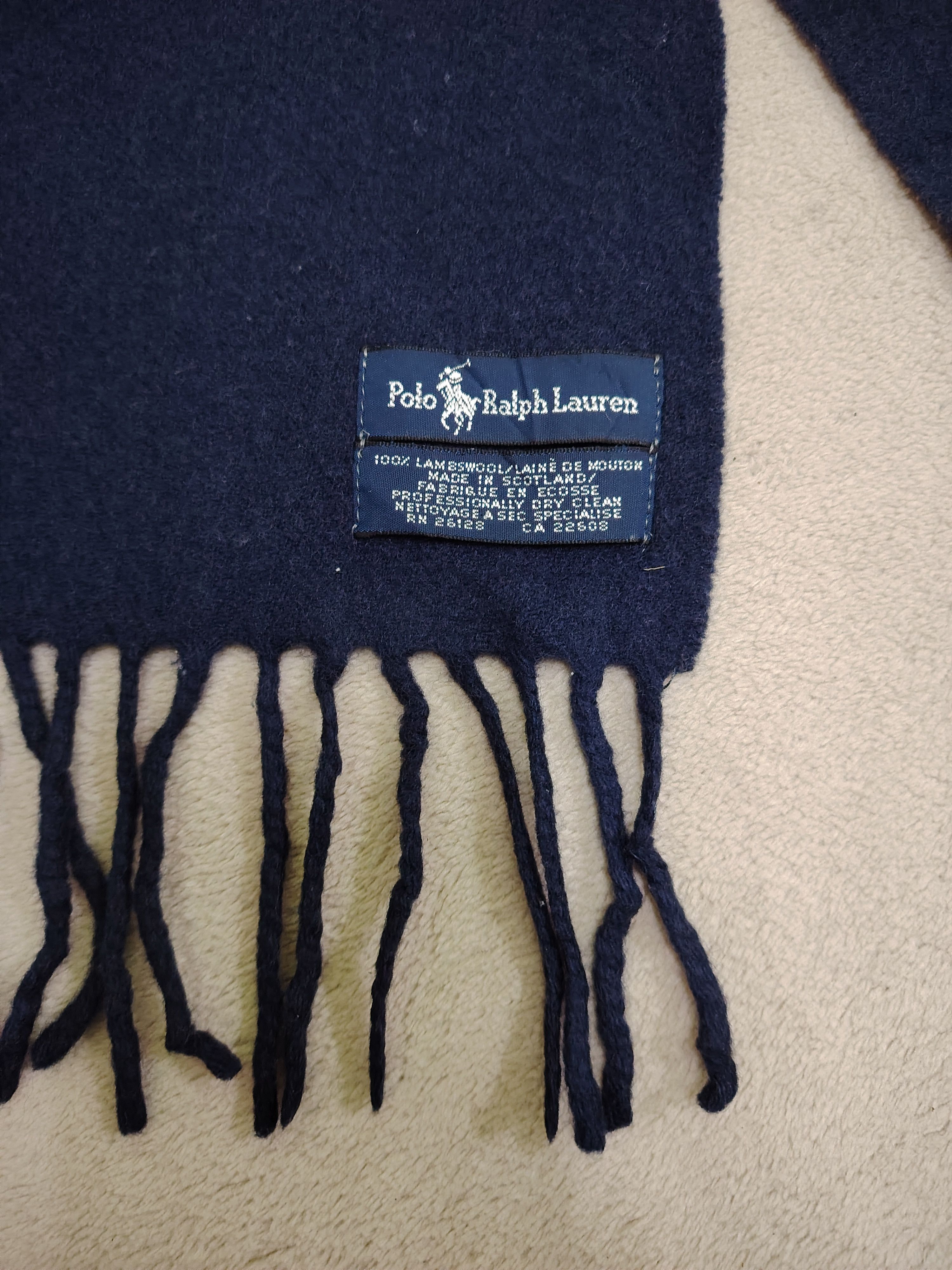 Polo Ralph Lauren Polo Ralph Lauren Scotland Scarf Muffler Lambswool Scarves Size ONE SIZE - 3 Thumbnail
