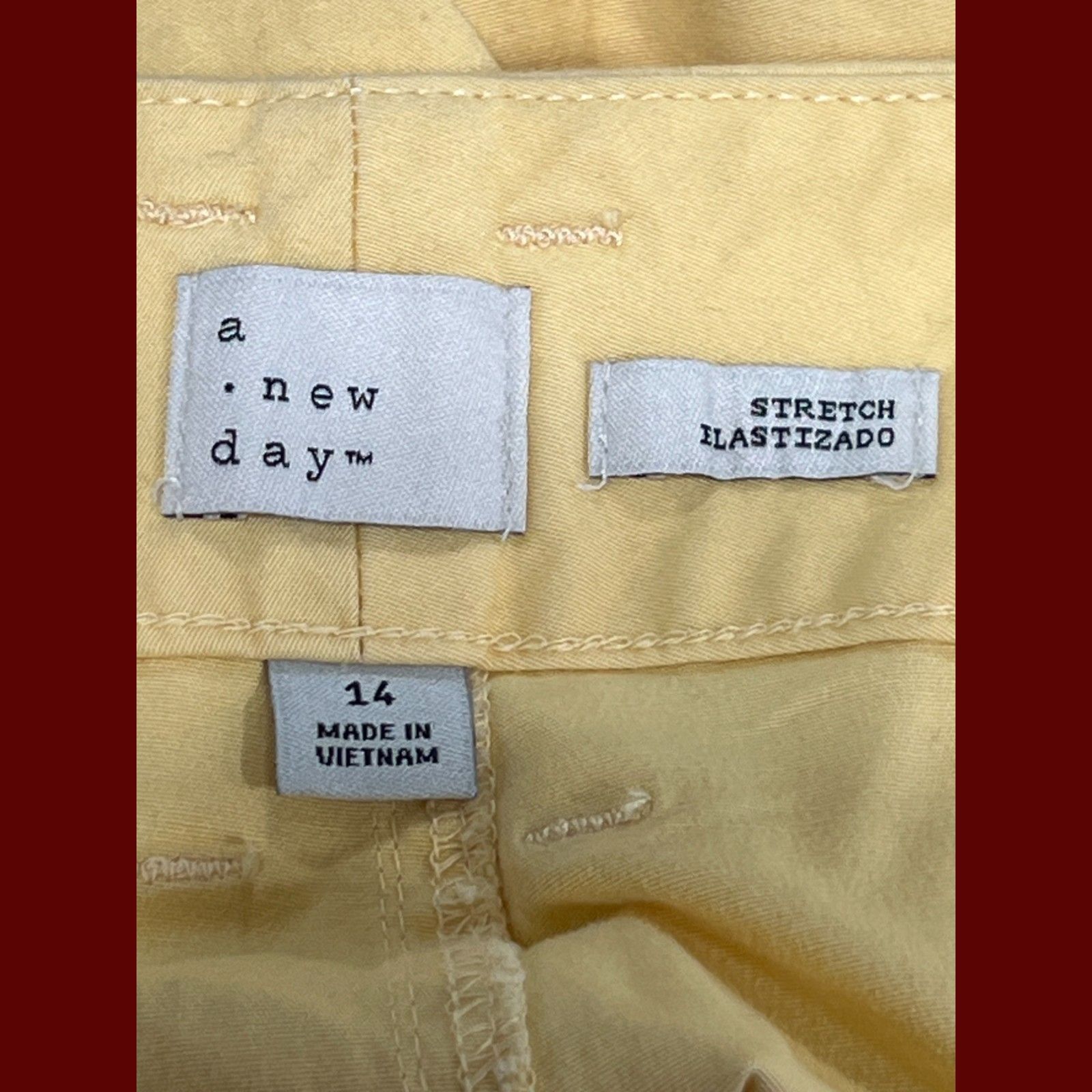 Other A New Day - Women's High-Rise Straight-Leg Pants - Stretch - Size 36" / US 14 / IT 50 - 8 Thumbnail