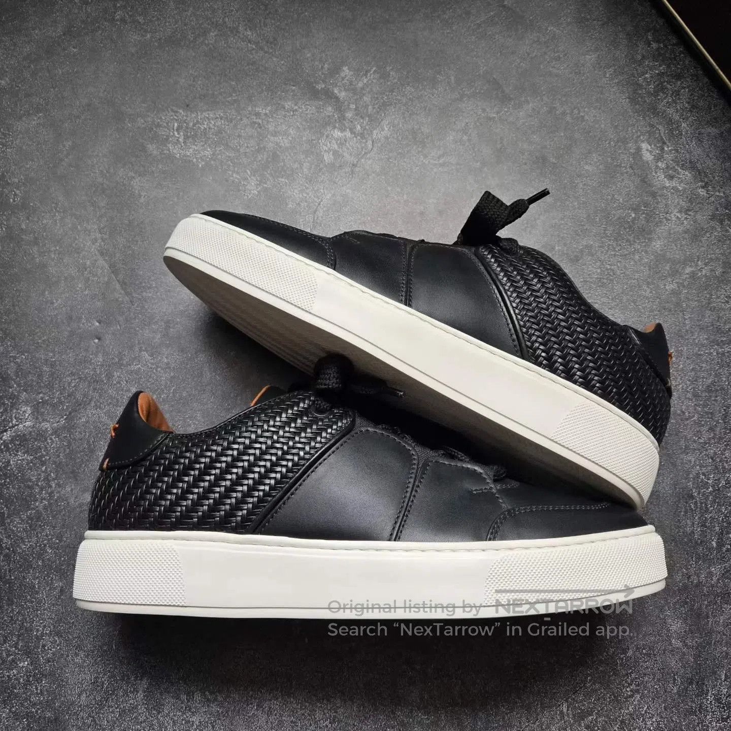 Ermenegildo Zegna Ermenegildo Zegna Black and White Skate Shoes| Size US 7.5 / EU 40-41 - 7 Thumbnail