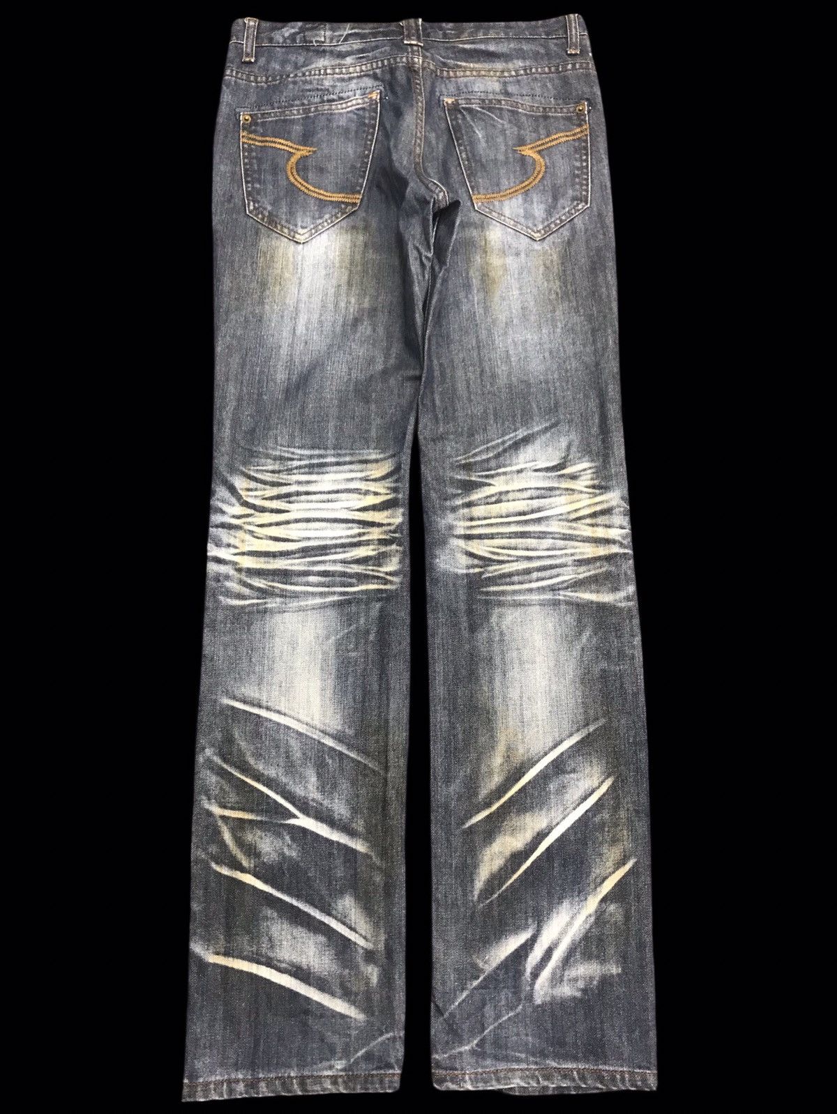 Japanese Brand 💥SICK💥semantic design Biker Style Sick Fades Denim F225 Size US 31 - 2 Thumbnail