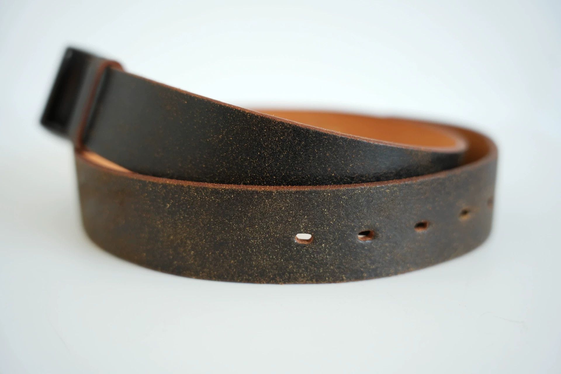 Yohji Yamamoto Yohji Yamamoto 07AW Signature Logo Leather Belt Size ONE SIZE - 4 Thumbnail