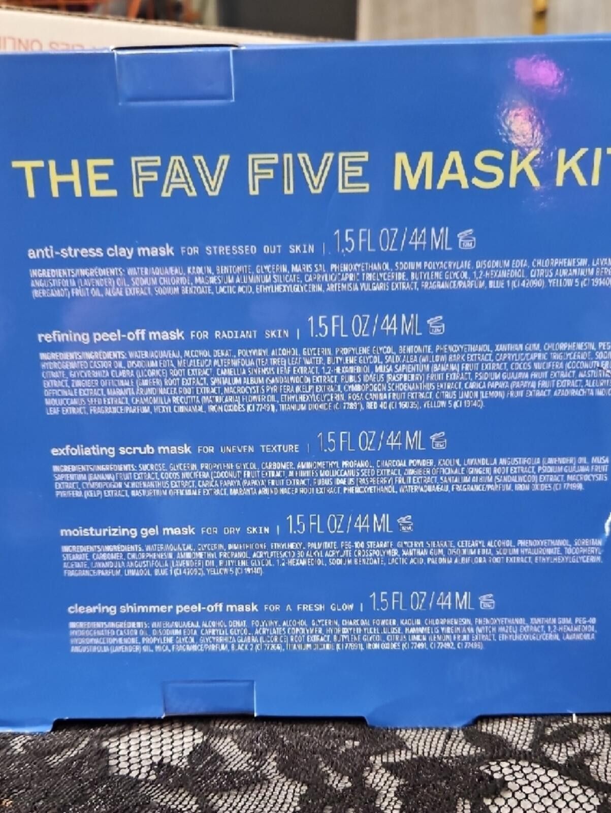 Other The Fav Five Mask Kit - Multicolor (5-Pack) Size ONE SIZE - 3 Thumbnail