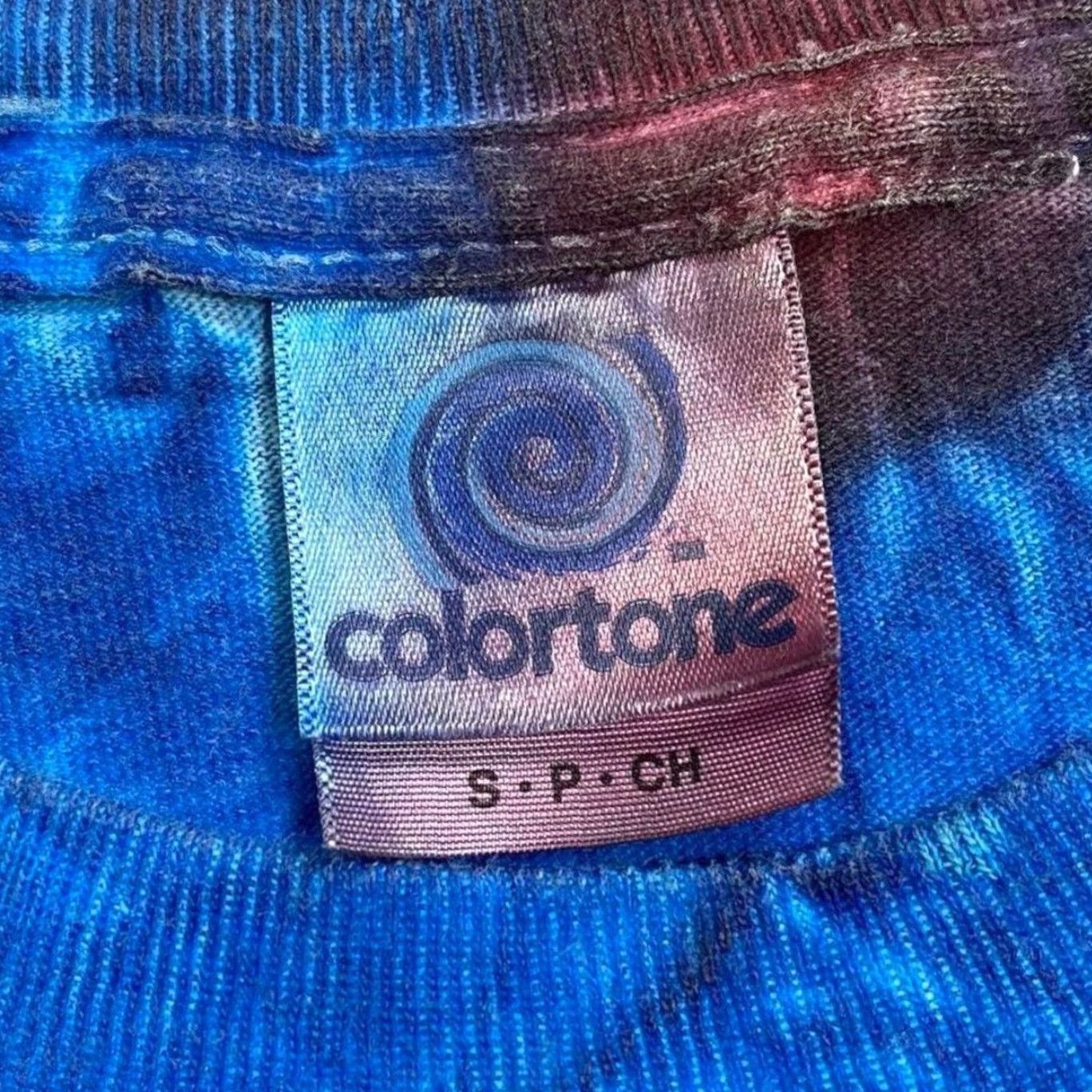 Vintage Pismo Beach California “Surf Life” Surfer Graphic Rainbow Tie Dye T-Shirt Small Mens Regular Cotton Multi Colour Tie Dye Graphic Print Surfer Logo Size US S / EU 44-46 / 1 - 2 Thumbnail