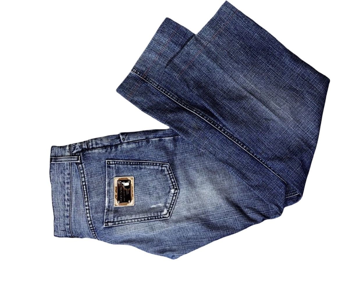 Dolce & Gabbana Dolce & Gabbana "14 Classic" Distressed Metal Logo Denim Size US 32 / EU 48 - 8 Thumbnail