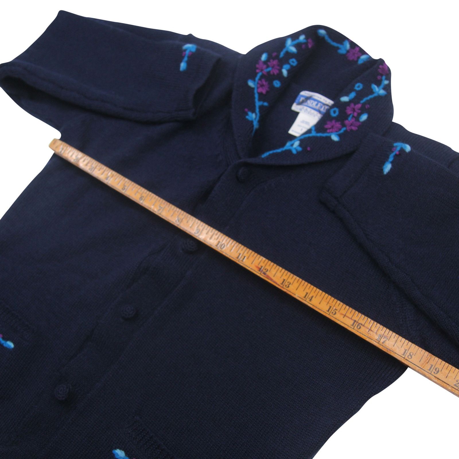 Pendleton × Vintage Vintage Pendleton Floral Trip Wool Cardigan Sweater Size S / US 4 / IT 40 - 5 Thumbnail