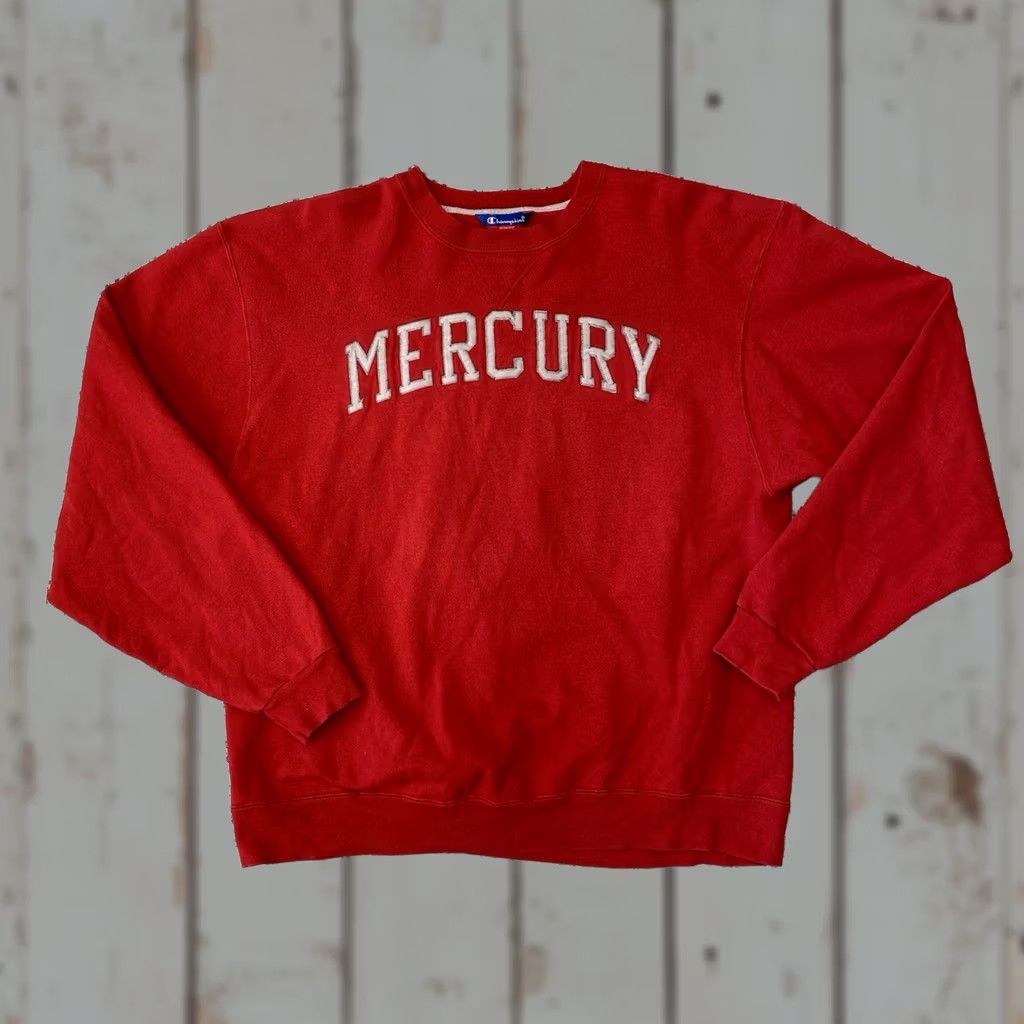 Champion VINTAGE Champion Mercury Basketball Sweatshirt Crew Neck Pullover Men’s XL Red Basketball Mens XL Sweatshirt Size US XL / EU 56 / 4 - 1 Thumbnail