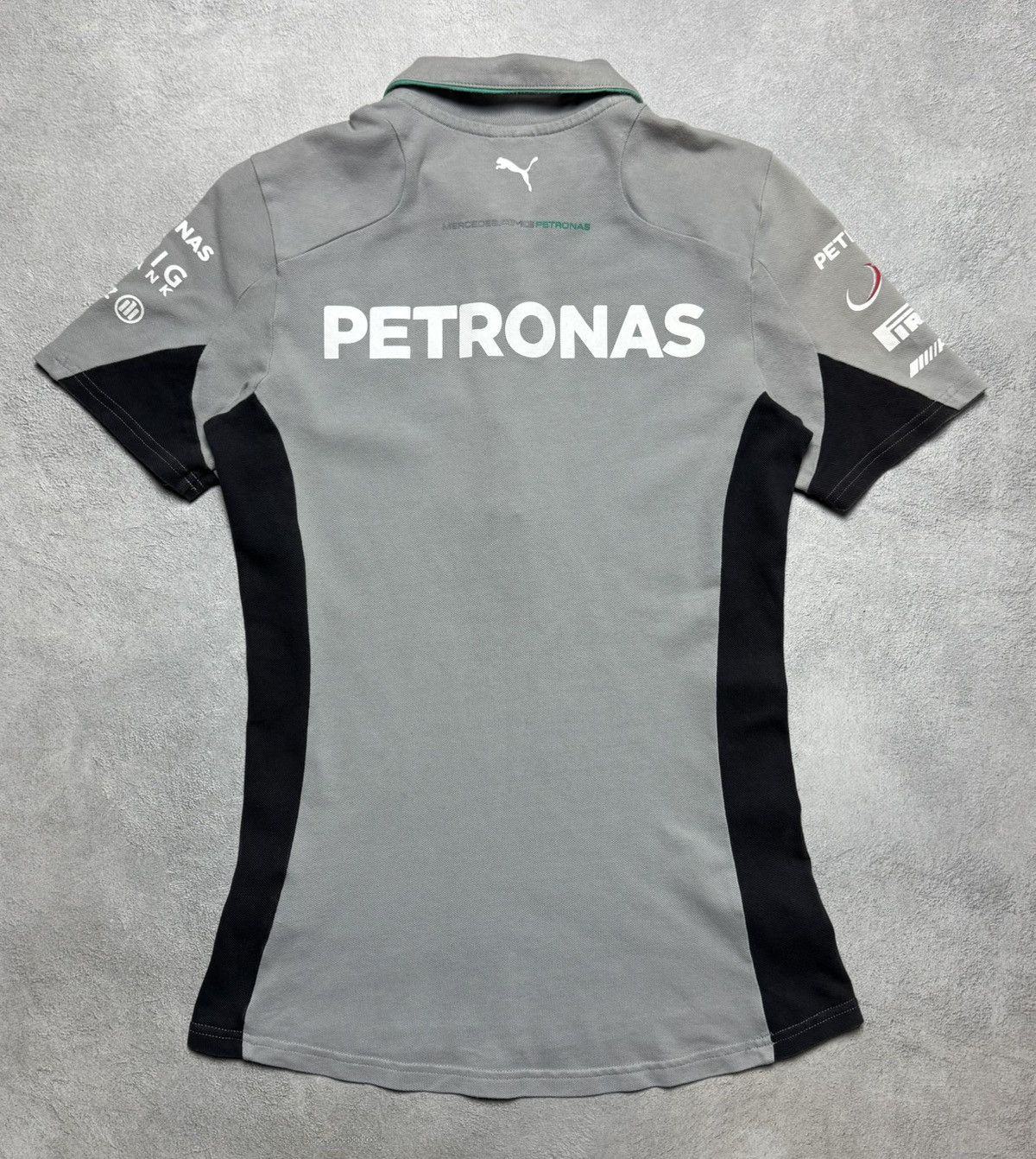 Puma Puma Mercedes-Benz Formula 1 Racing Team Polo Shirt Size S / US 4 / IT 40 - 2 Thumbnail