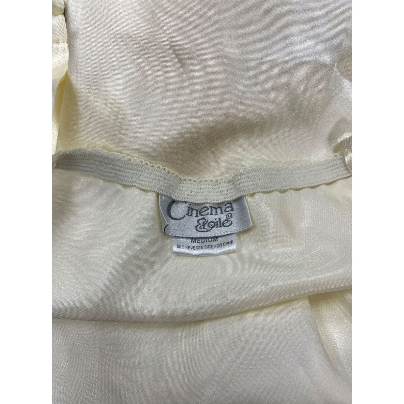 Vintage VINTAGE Cinema Etoile Ivory Satin Lace Camisole Womens M Chair? Size ONE SIZE - 3 Thumbnail