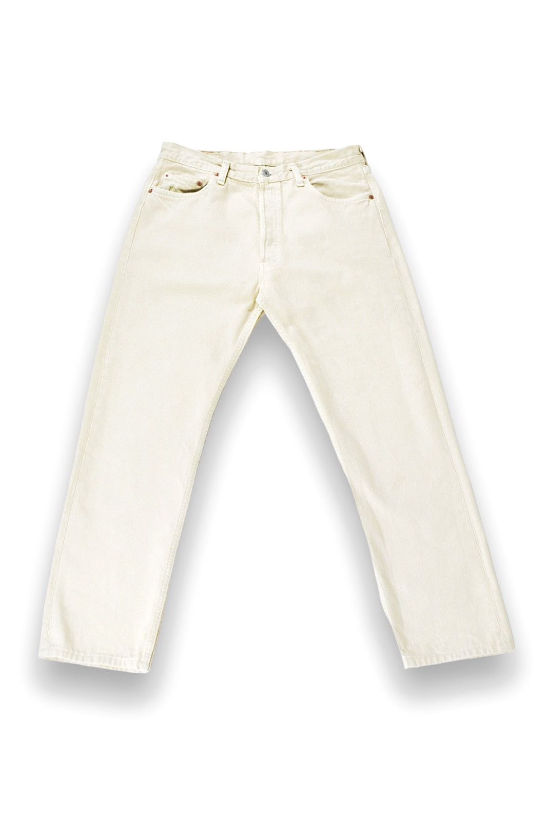 Levi's 90s Vintage Levi's 501 Stone Straight Fit Denim Jeans Size US 32 / EU 48 - 6 Thumbnail