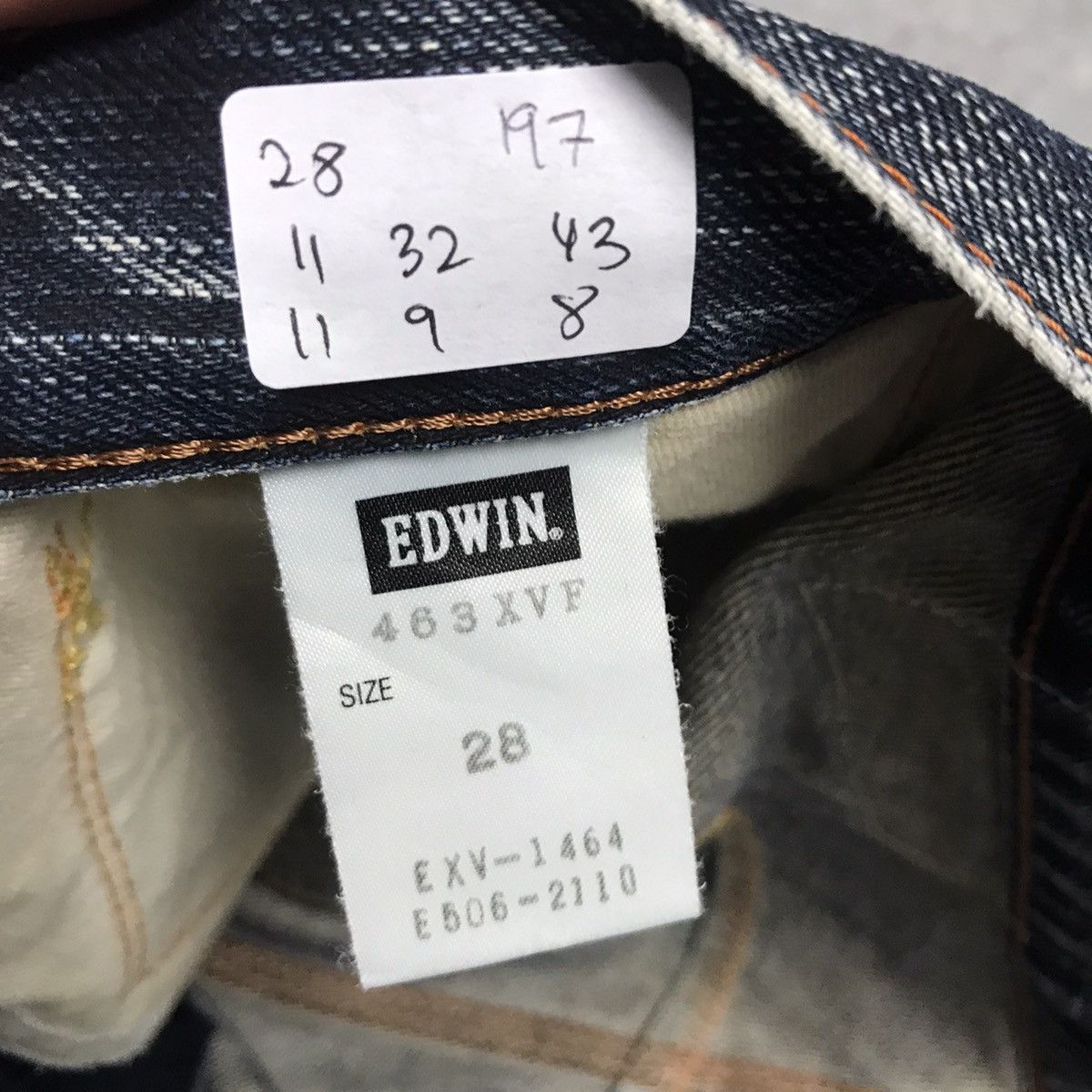Japanese Brand BANANA STYLE DENIM DISTRESSED JEANS EDWIN PANTS Size US 28 / EU 44 - 15 Thumbnail