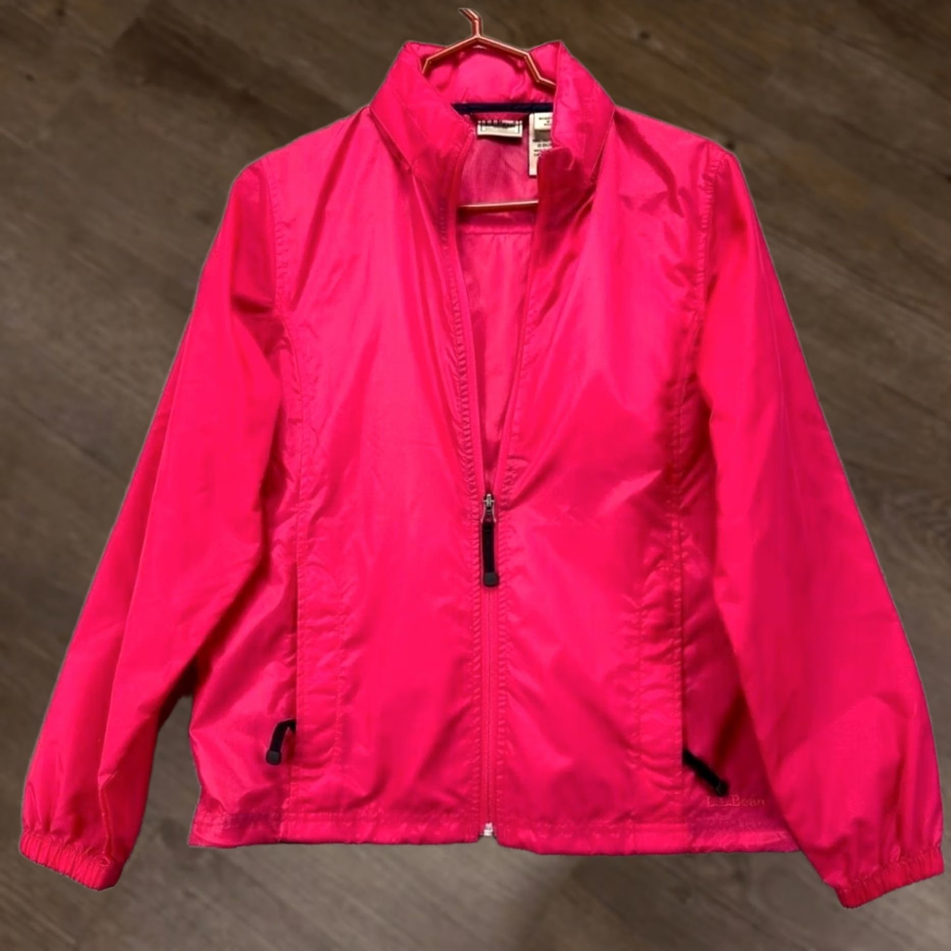 Vintage L.L. Bean Windbreaker Jacket Women Small Pink Zip Up Rain Resistant Coat LongOUTER Nylon Softshell Windbreaker Zip Up Womens Small Pink Rain Coat Size S / US 4 / IT 40 - 1 Thumbnail