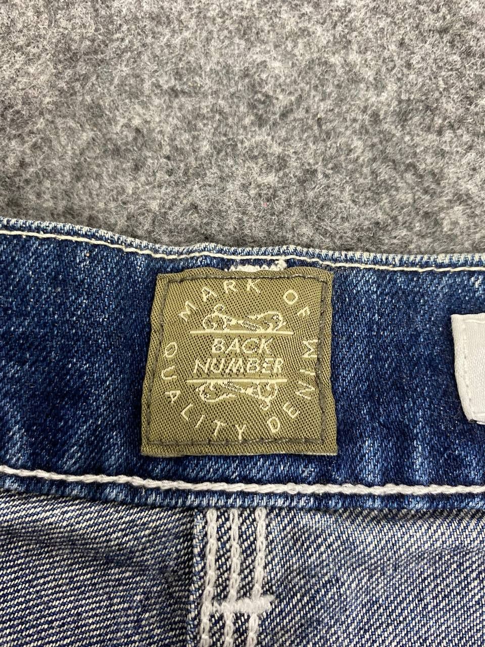Japanese Brand back number washi denim carpenter pants nice design Size US 30 / EU 46 - 8 Thumbnail
