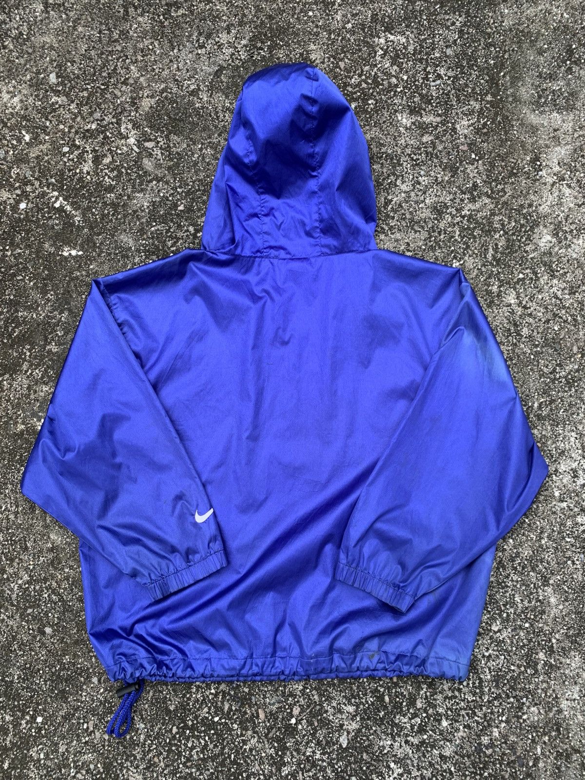 Nike Vintage 90s Nike Centre Hoodie Winbreaker Size US L / EU 52-54 / 3 - 6 Thumbnail