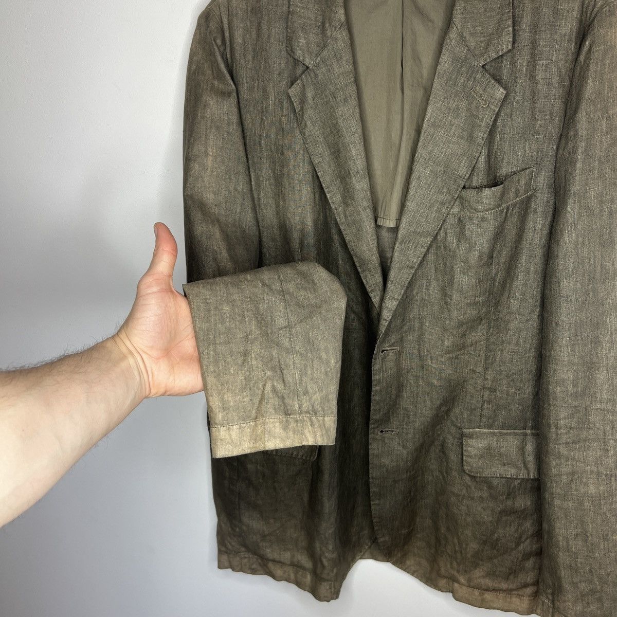 C.P. Company vintage italy cp company blazer jacket khaki brown Size 40R - 10 Thumbnail