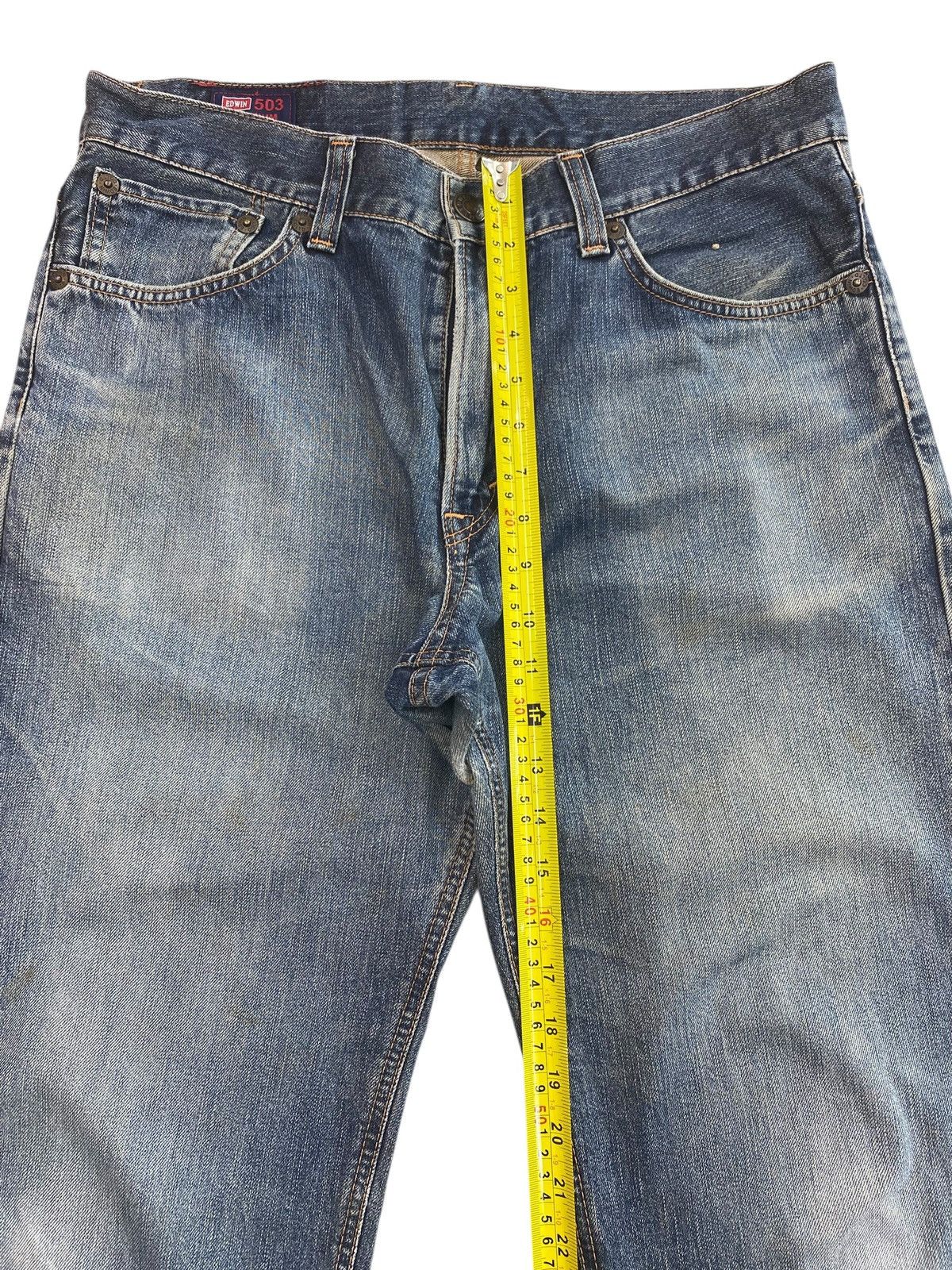 Edwin Edwin 503 Premium Faded Wash Style Loose Jeans Size US 32 / EU 48 - 10 Thumbnail