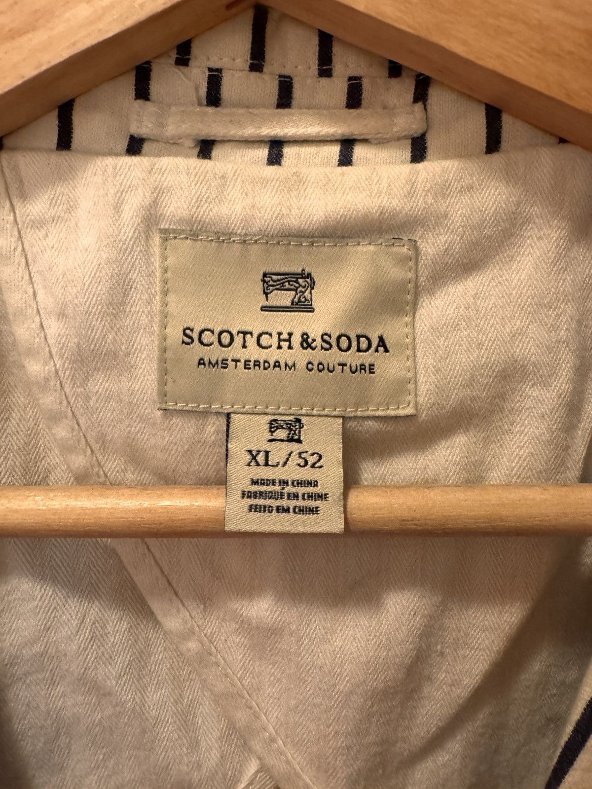 Scotch & Soda Pinstripe Scotch & Soda Blazer Size 42R - 6 Thumbnail