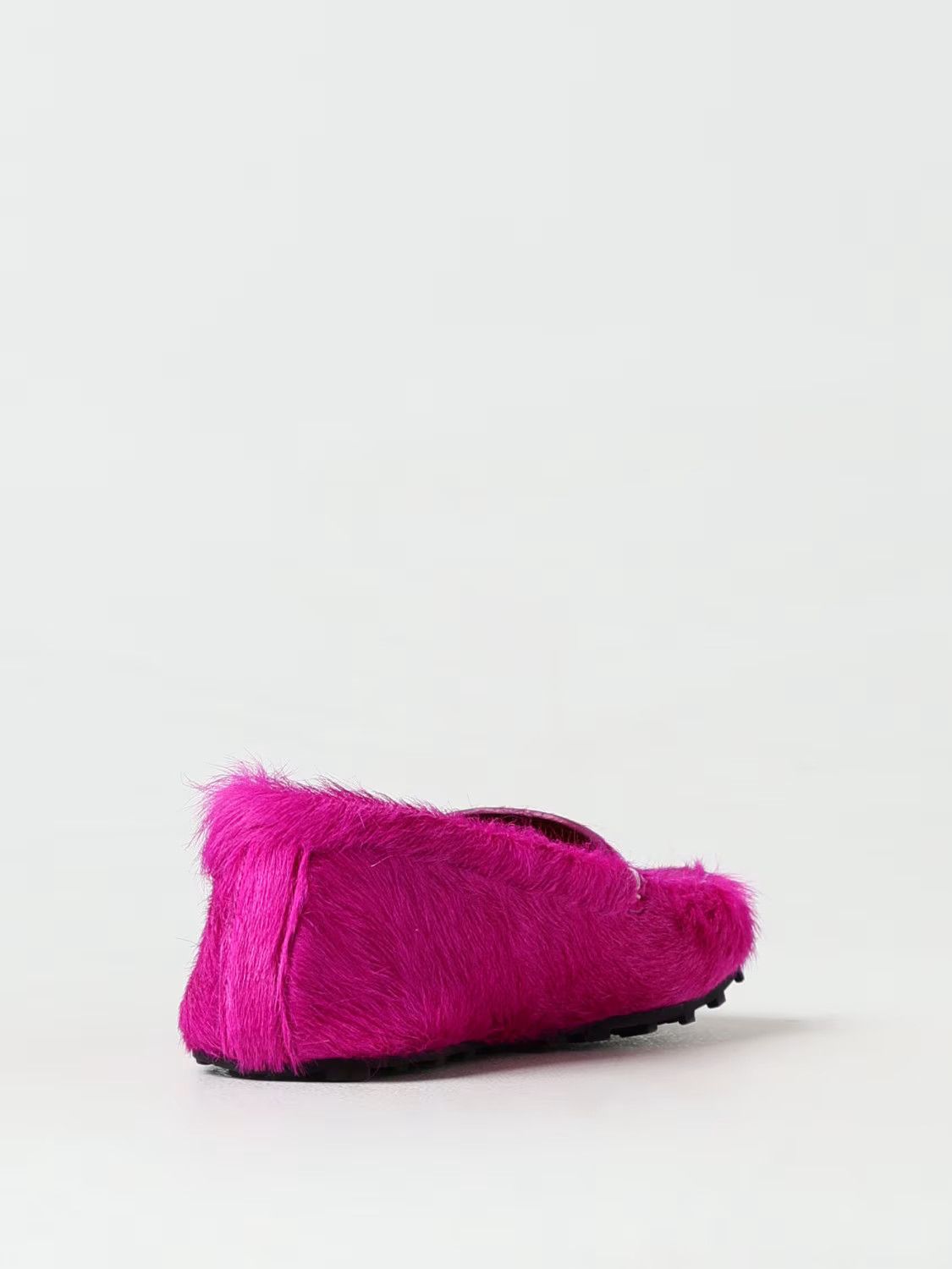 Marni o1s22i1n0924 Long Haired Leather Loafers in Fuchsia Size US 8 / EU 41 - 3 Thumbnail