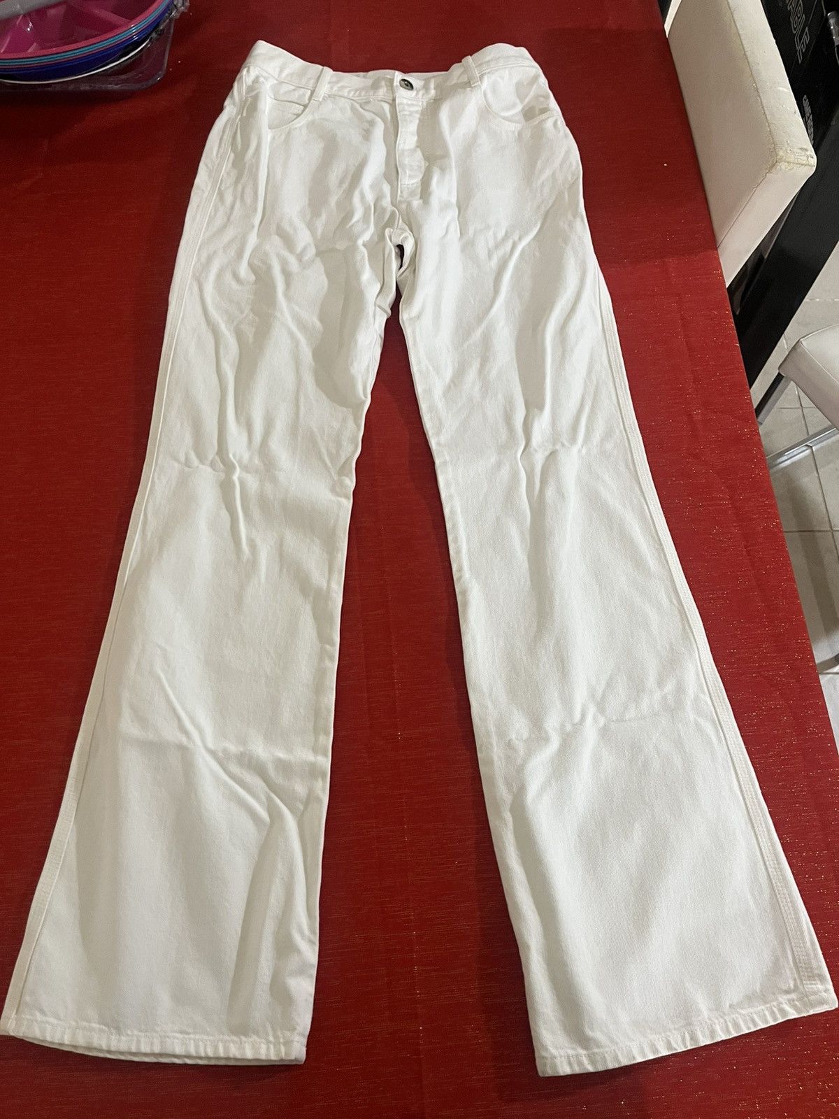 Bottega Veneta Bottega Veneta White Jean Sz 46 Size US 30 / EU 46 - 19 Thumbnail