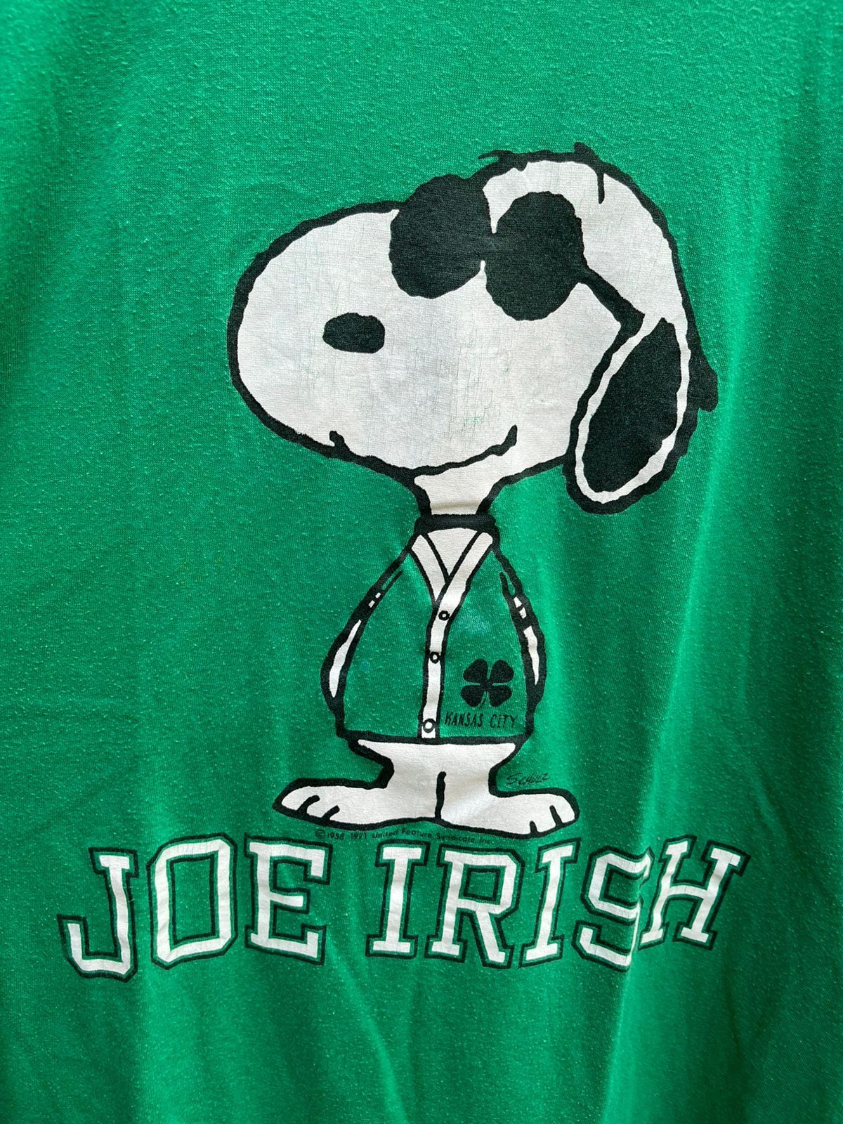 Cartoon Network × Peanuts × Vintage Peanuts 1971 joe irish united feature syndicate tee tshirt Size US XL / EU 56 / 4 - 3 Thumbnail