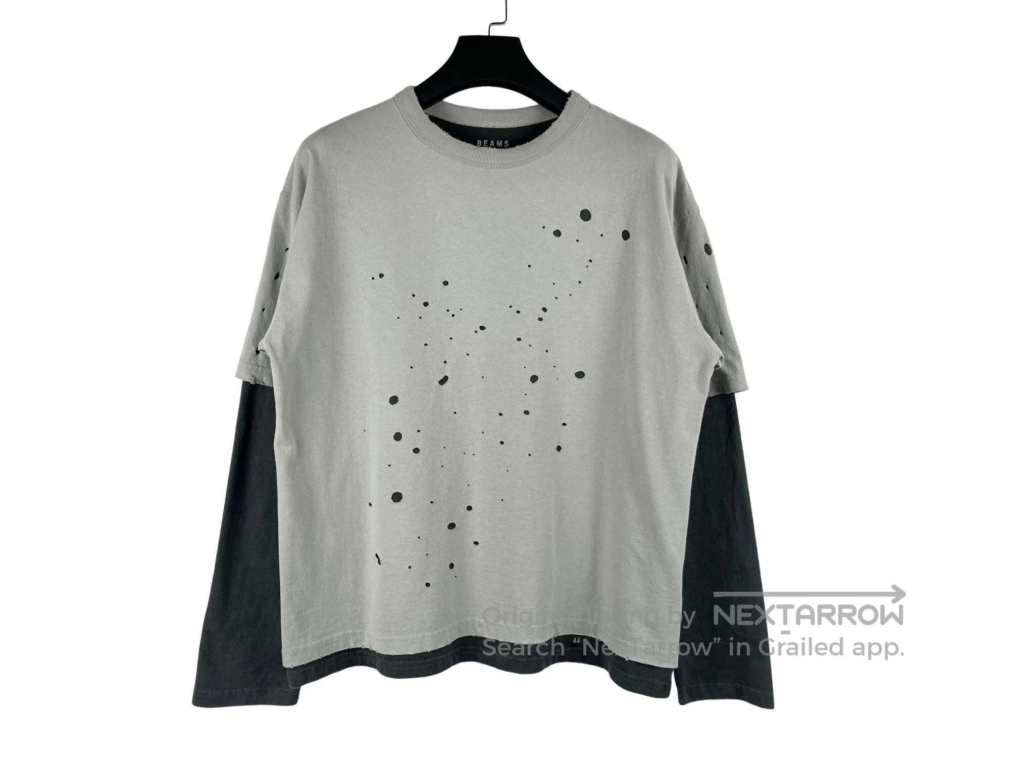 Beauty Beast BEAMS Faux Two-Piece Destroyed Long Sleeve Size US M / EU 48-50 / 2 - 1 Thumbnail