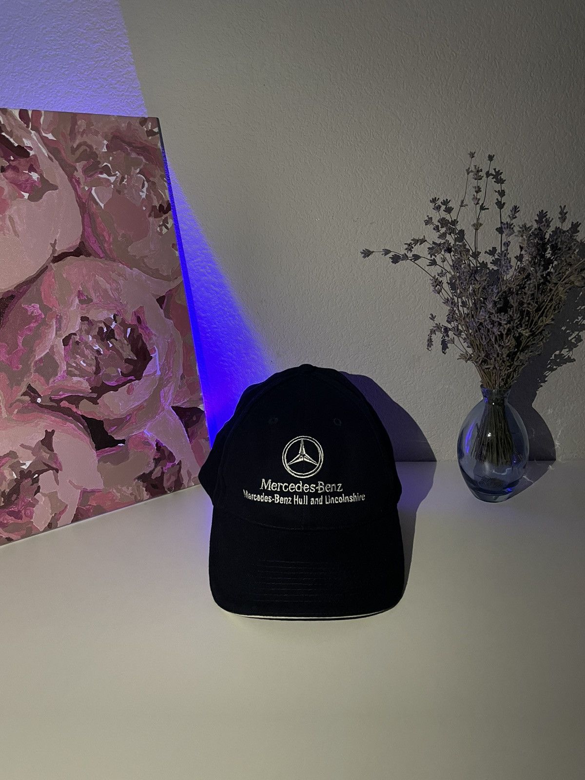 Mercedes-Benz × Vintage Mercedes-Benz 90’s VTG Hat Black Cap Size ONE SIZE - 1 Thumbnail