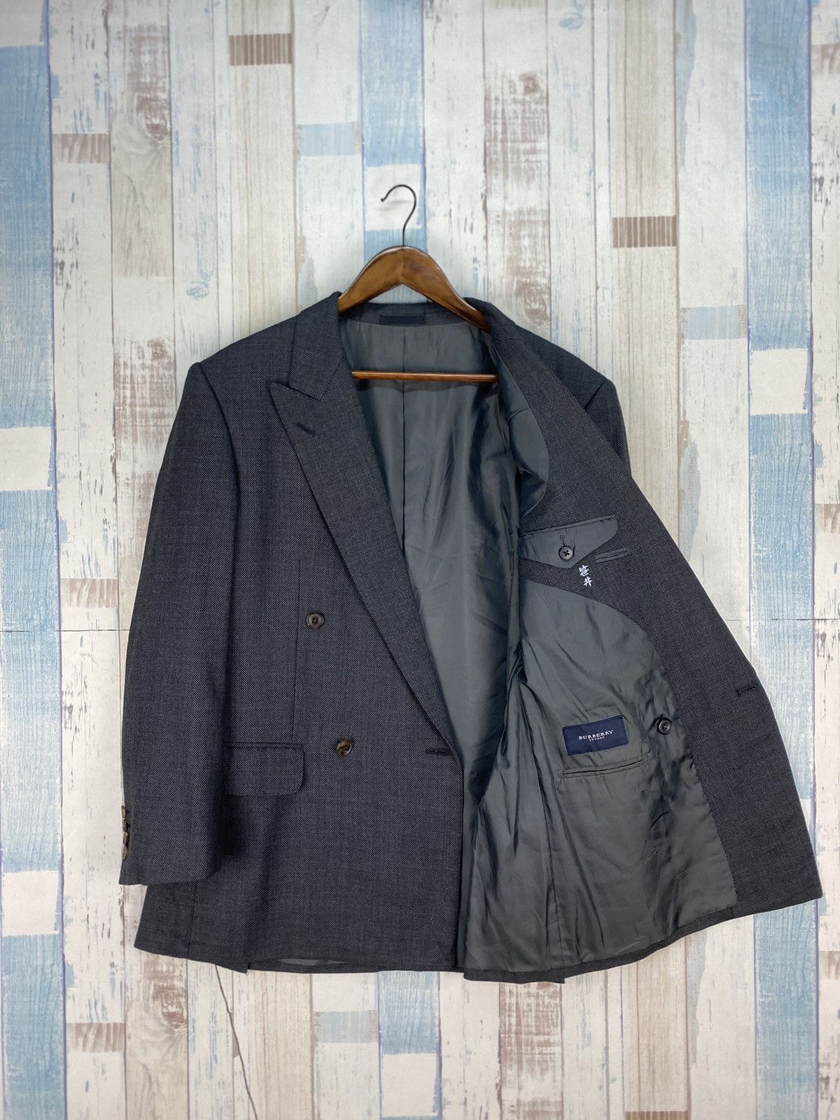 Burberry Vintage Burberry London Double Breasted Blazer Size US M / EU 48-50 / 2 - 1 Thumbnail