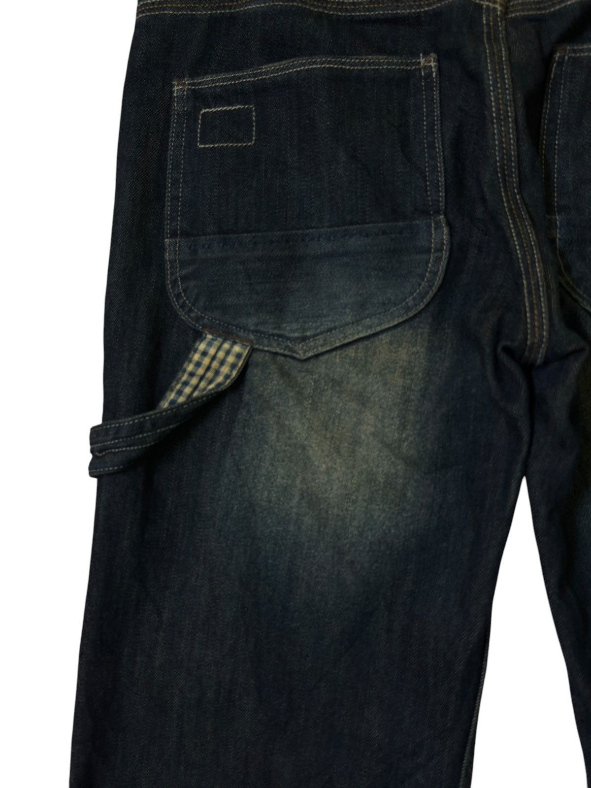 Hysteric Glamour Vintage IN THE GROOVE Baker Pants Muddy Wash Worker Denim Size US 28 / EU 44 - 15 Thumbnail