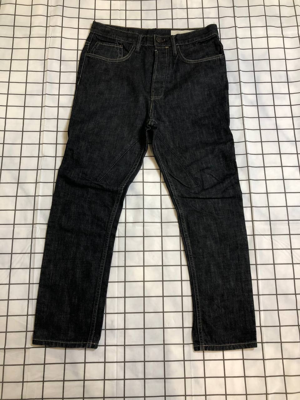 Allsaints ALLSAINTS men's blue Denim button fly Lou Runner Size US 34 / EU 50 - 1 Thumbnail