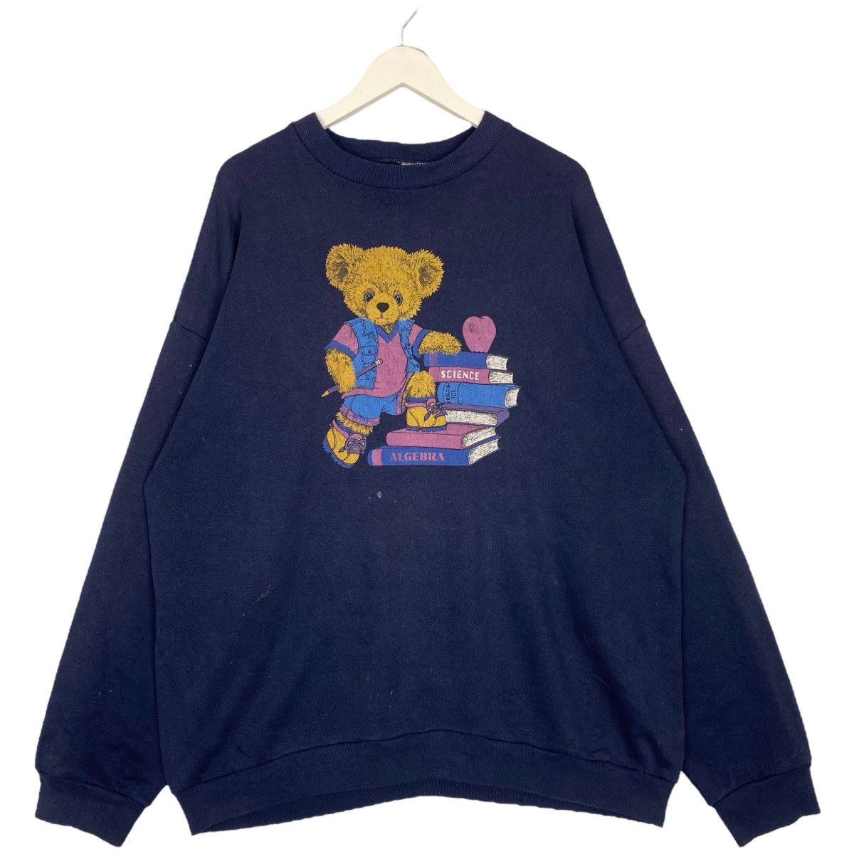 Vintage Vintage 80/90s Bears Sweatshirt Navy Blue Made In USA Size XL / US 12-14 / IT 48-50 - 1 Thumbnail