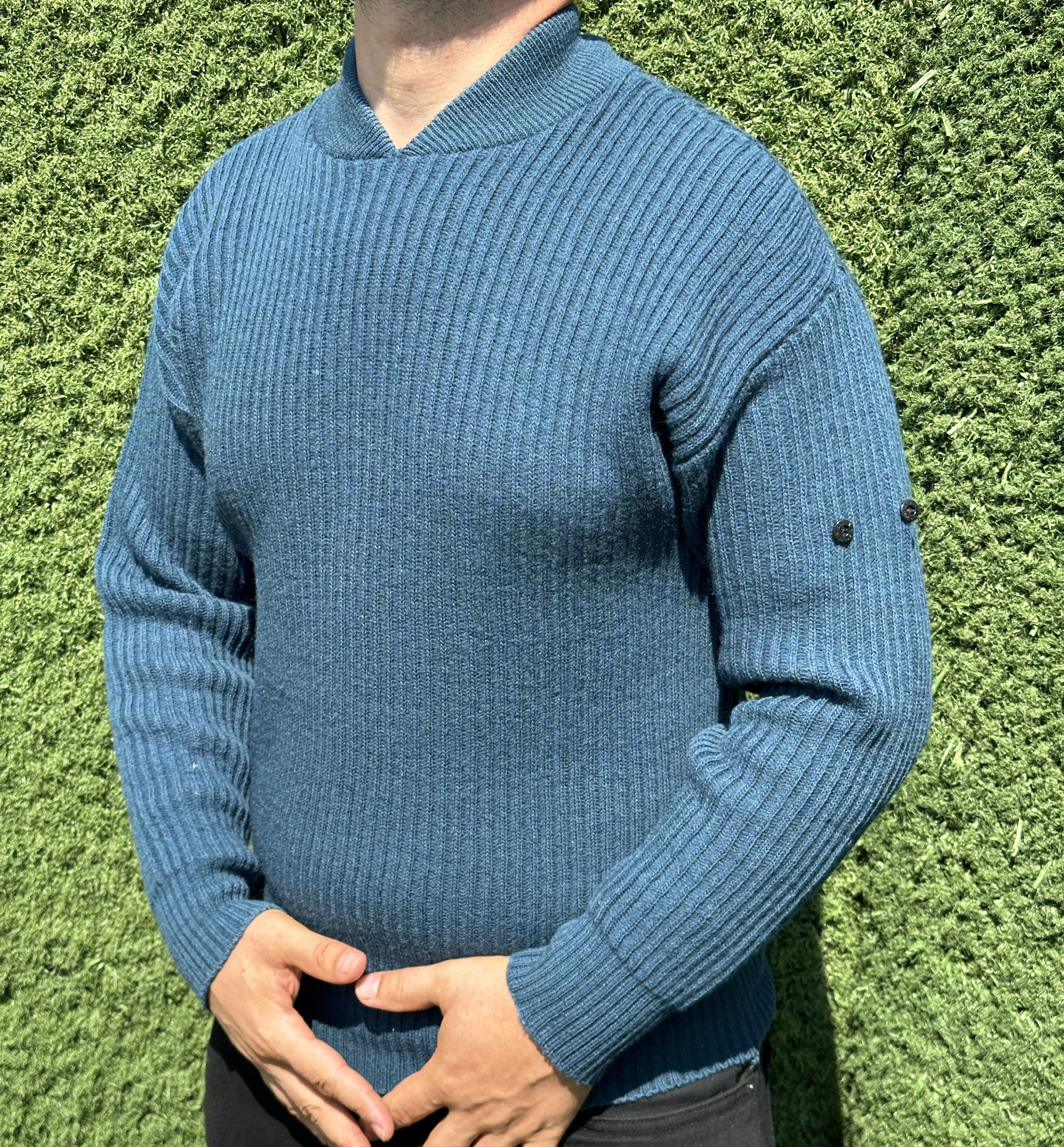 Stone Island Archive 1987 Stone Island Marina Knit Light Pullover Size M Size US M / EU 48-50 / 2 - 8 Thumbnail