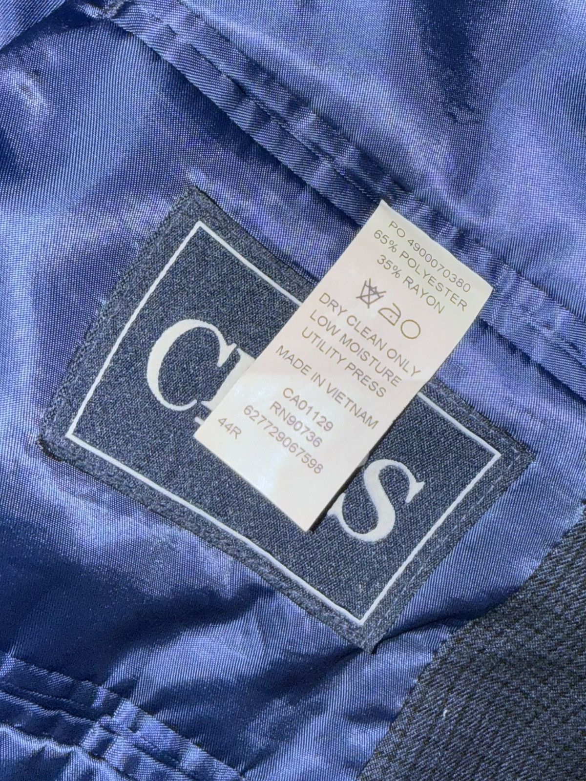 Chaps Ralph Lauren Chaps Ralph Lauren Blue Blazer Suit Jacket Sport 44R Size 44R - 3 Thumbnail