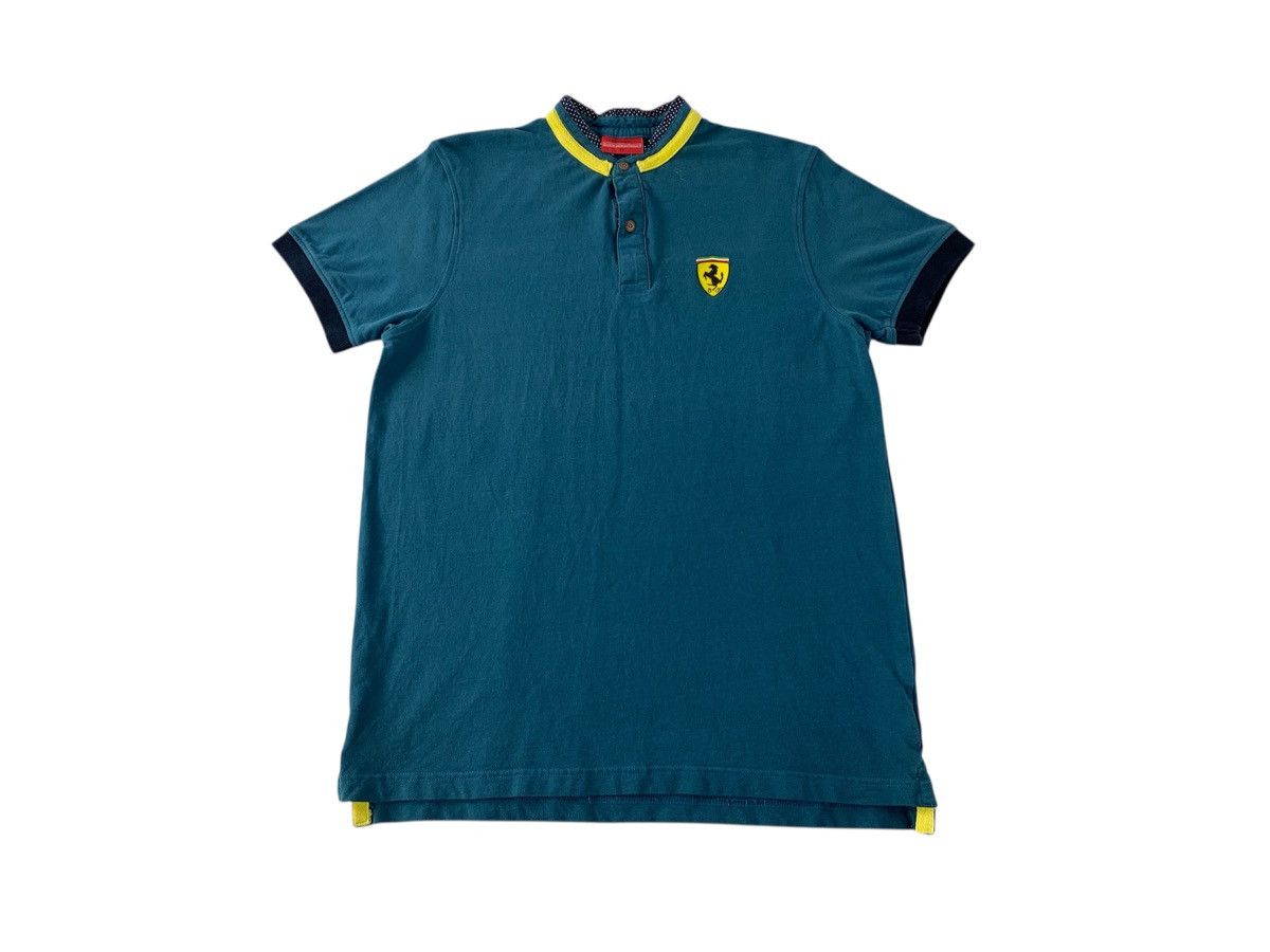 Ferrari Ferrari By Pre Cisport Small Patches Logo Polo Tee T Shirt Size US M / EU 48-50 / 2 - 1 Thumbnail