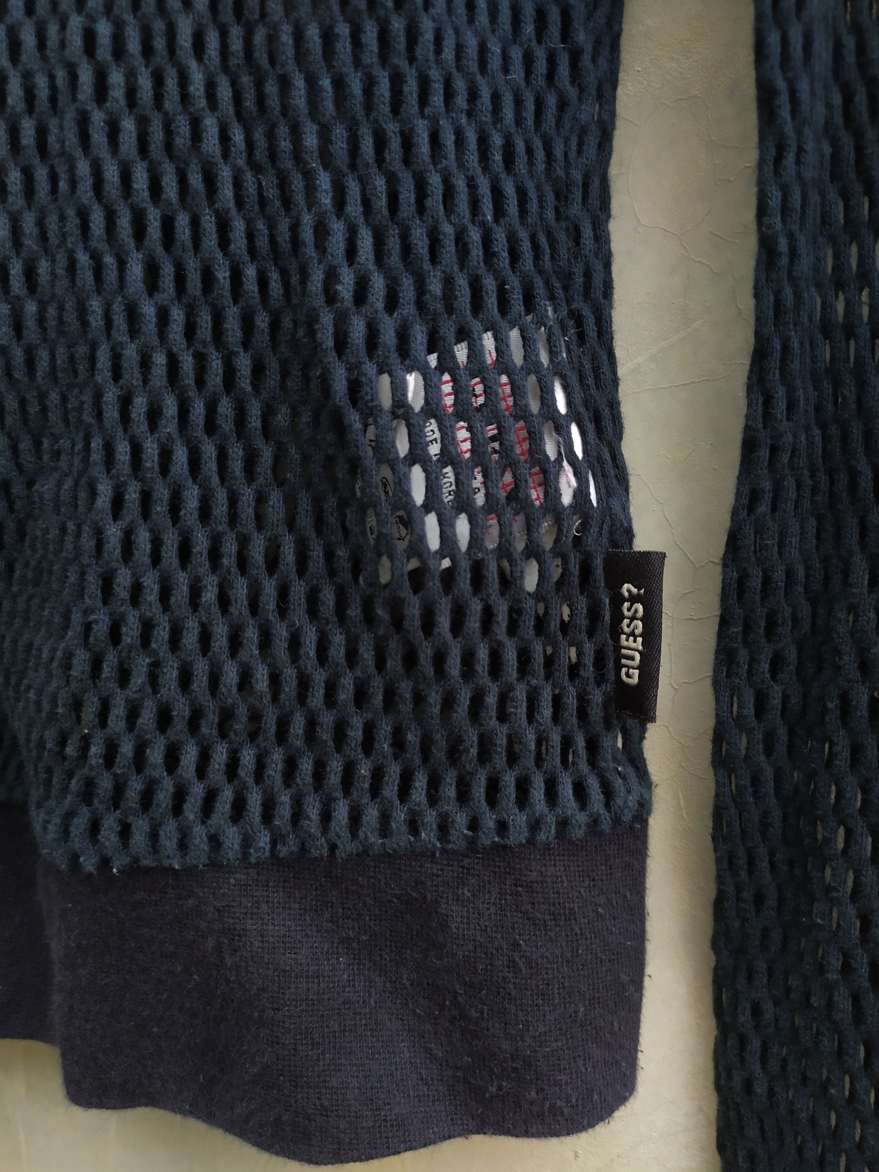 Guess × Vintage Vintage Guess Authentic Crop Hoodie Mesh Size S / US 4 / IT 40 - 6 Thumbnail
