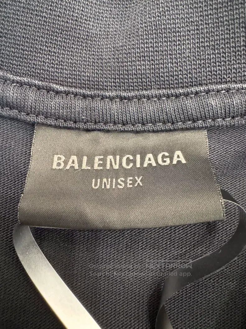 Balenciaga Balenciaga Black Double BB Letter Logo Short Sleeve Tee Size US M / EU 48-50 / 2 - 5 Thumbnail