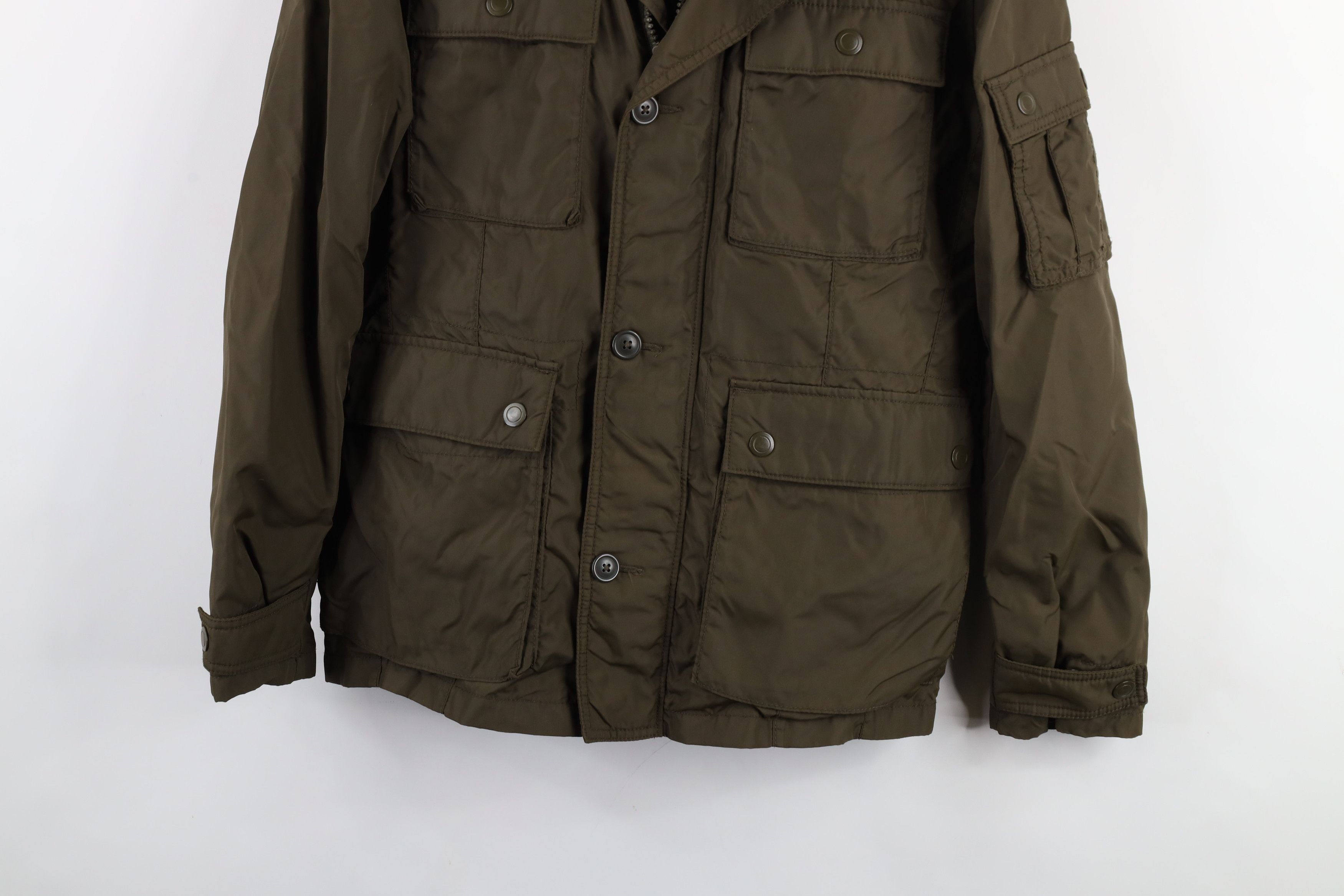 Gap × Vintage Vintage Y2K Gap Military Style Full Zip Field Jacket Green Size US S / EU 44-46 / 1 - 3 Thumbnail