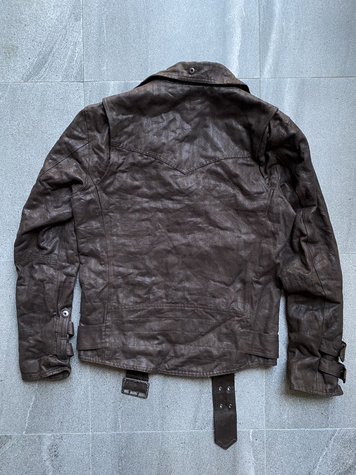 Schlussel Schlussel Brown Rider Jacket – Synthetic Leather Size US M / EU 48-50 / 2 - 6 Thumbnail