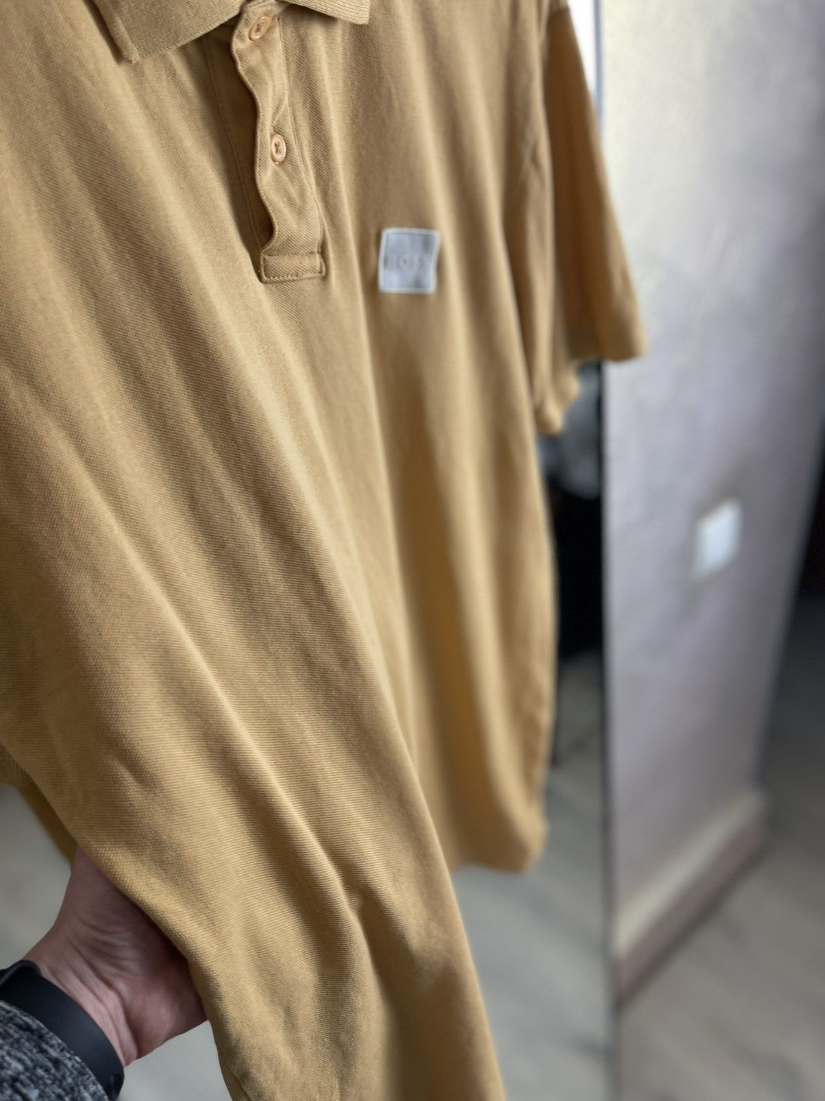 Hugo Boss Hugo Boss Orange Pique Polo with Square Logo Patch Size US XXL / EU 58 / 5 - 6 Thumbnail