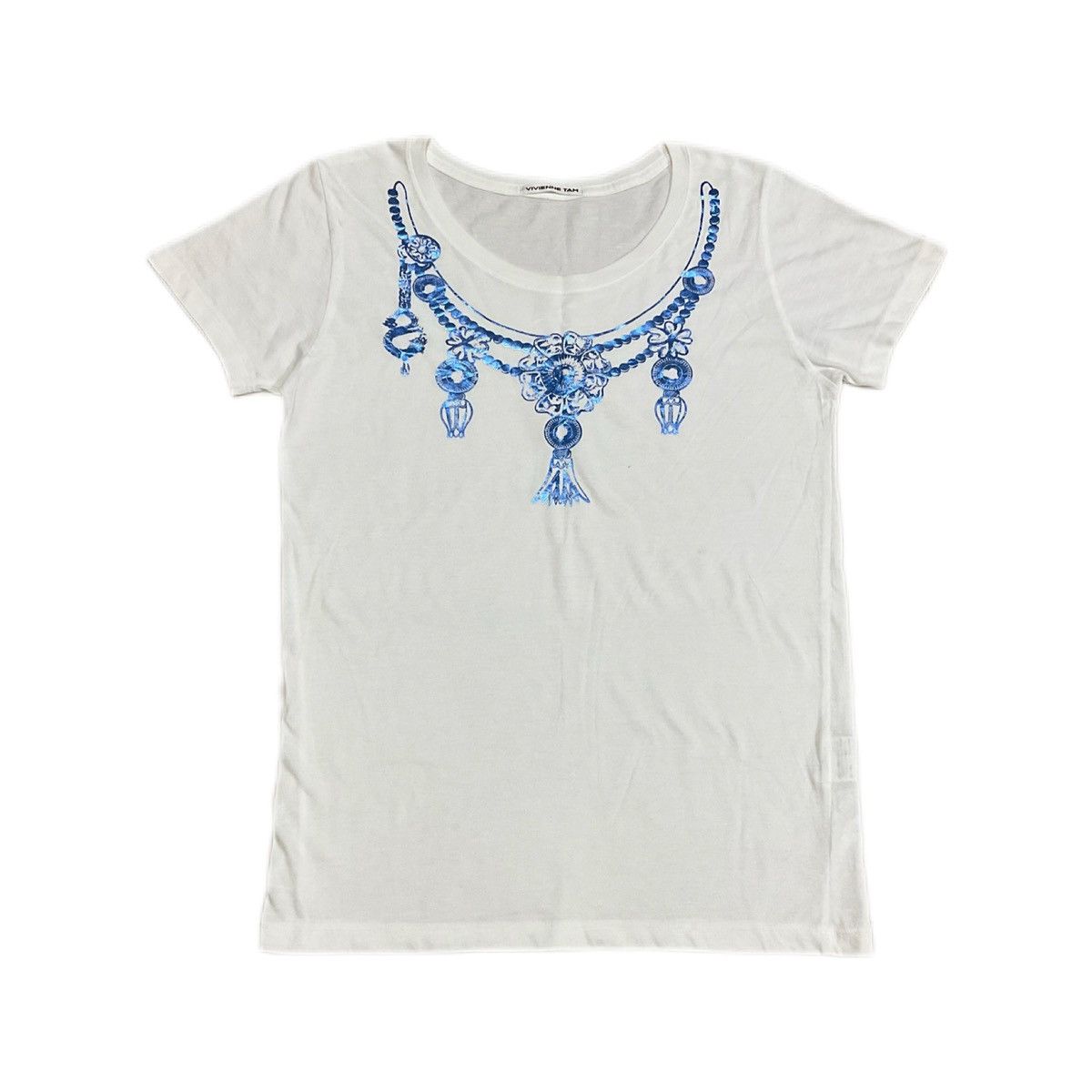Designer × Japanese Brand 🔥Rare Vintage Vivienne Tam Dragon Necklace Shirt Size US S / EU 44-46 / 1 - 2 Thumbnail