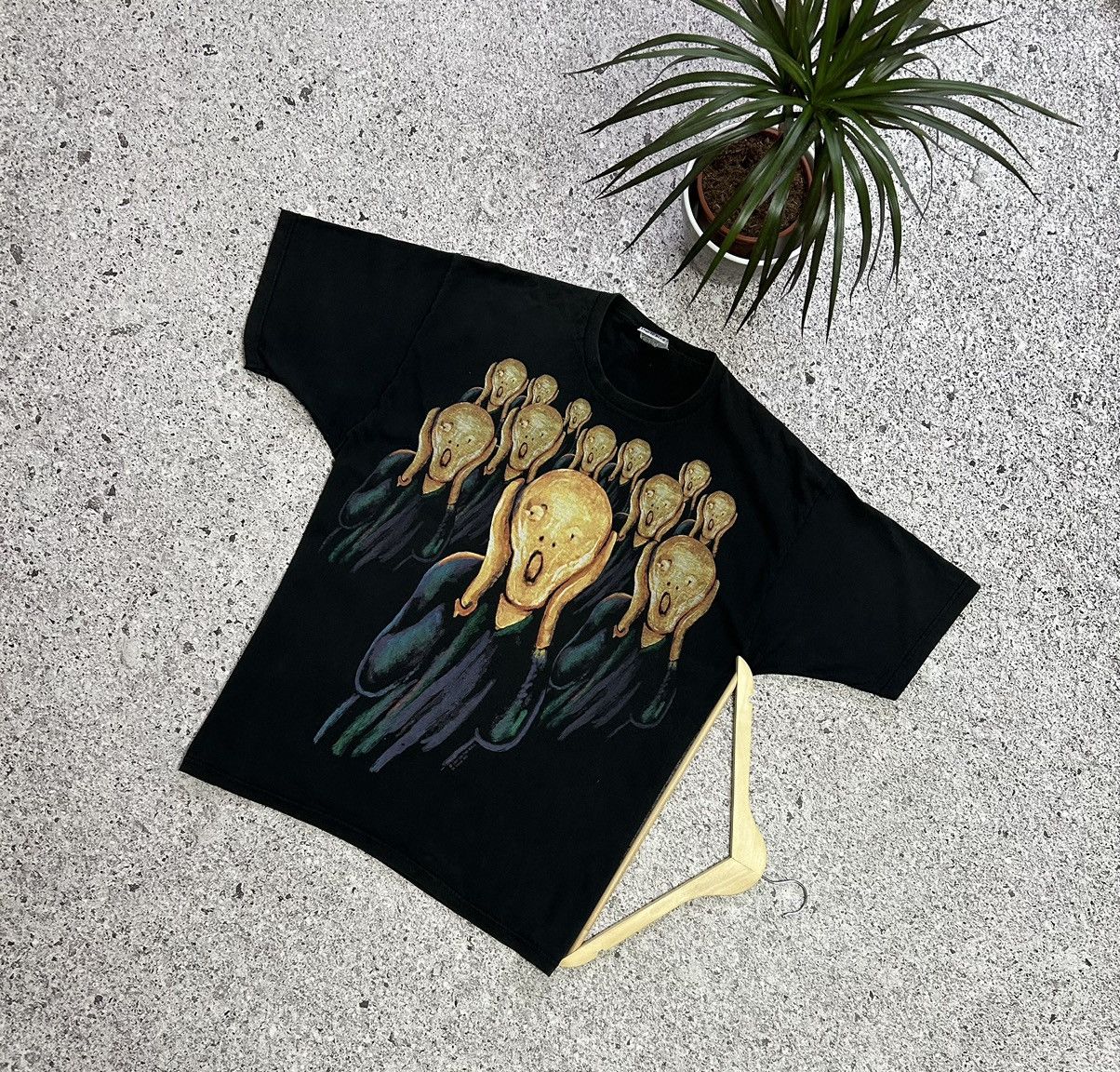 Liquid Blue × Vintage Vintage 1997 Edvard Munch Scream Liquid Blue Art T-Shirt Size US XL / EU 56 / 4 - 1 Thumbnail